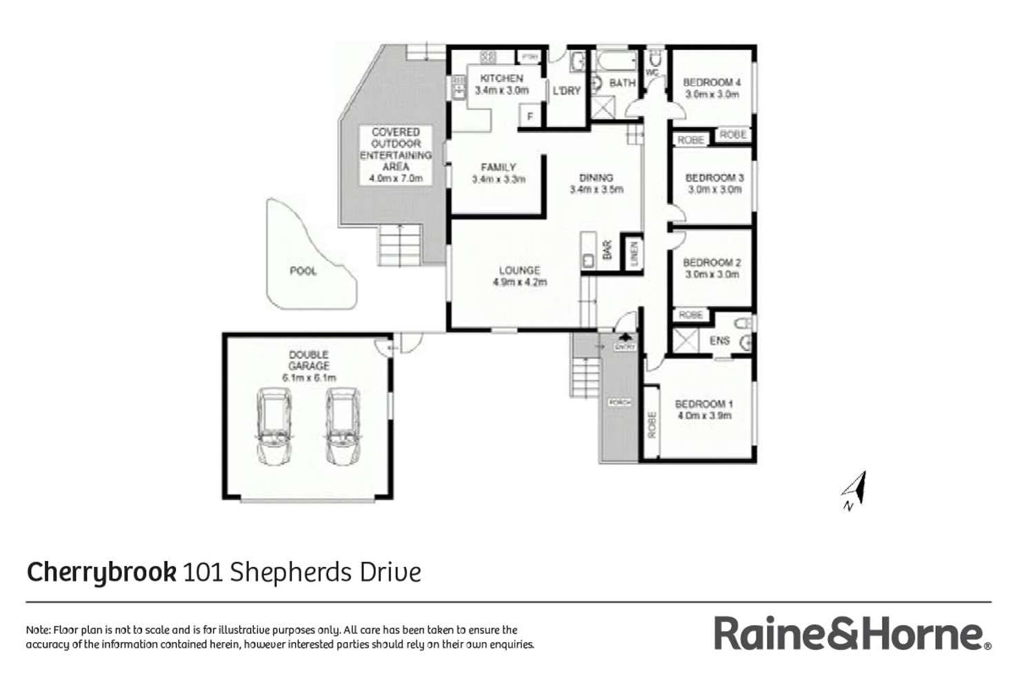 Floorplan of Homely house listing, 101 Shepherds Drive, Cherrybrook NSW 2126
