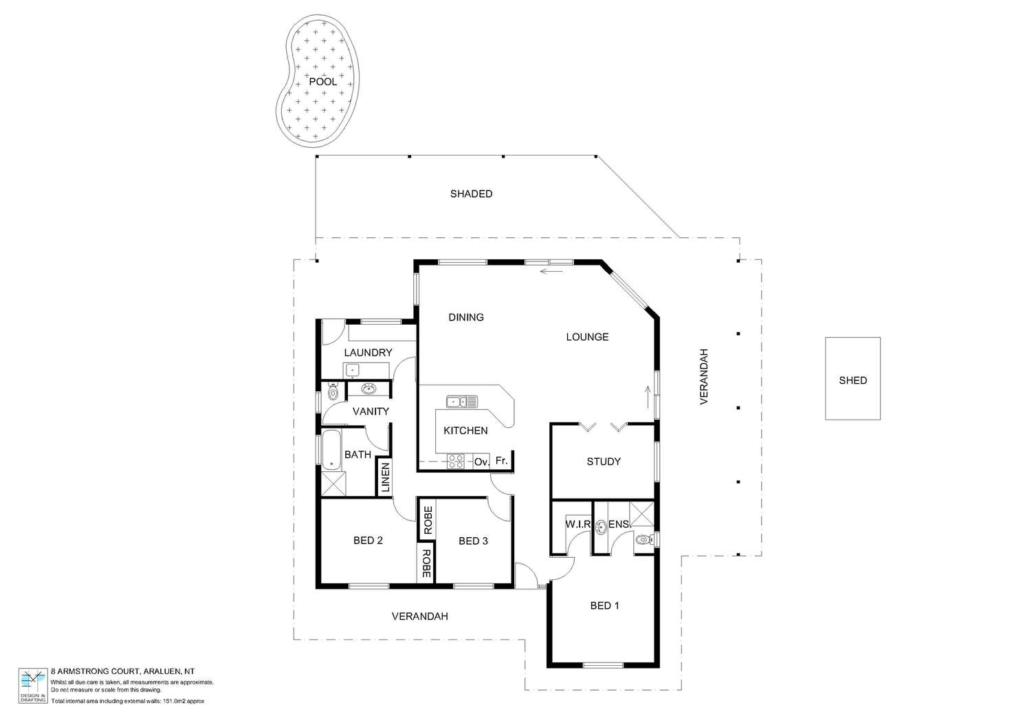 Floorplan of Homely house listing, 8 ARMSTRONG COURT, Araluen NT 870