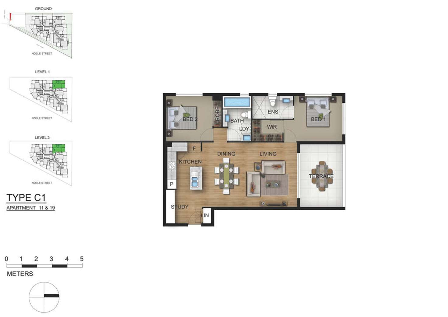 Floorplan of Homely unit listing, 19/13 Fenton Street, Fairfield QLD 4103