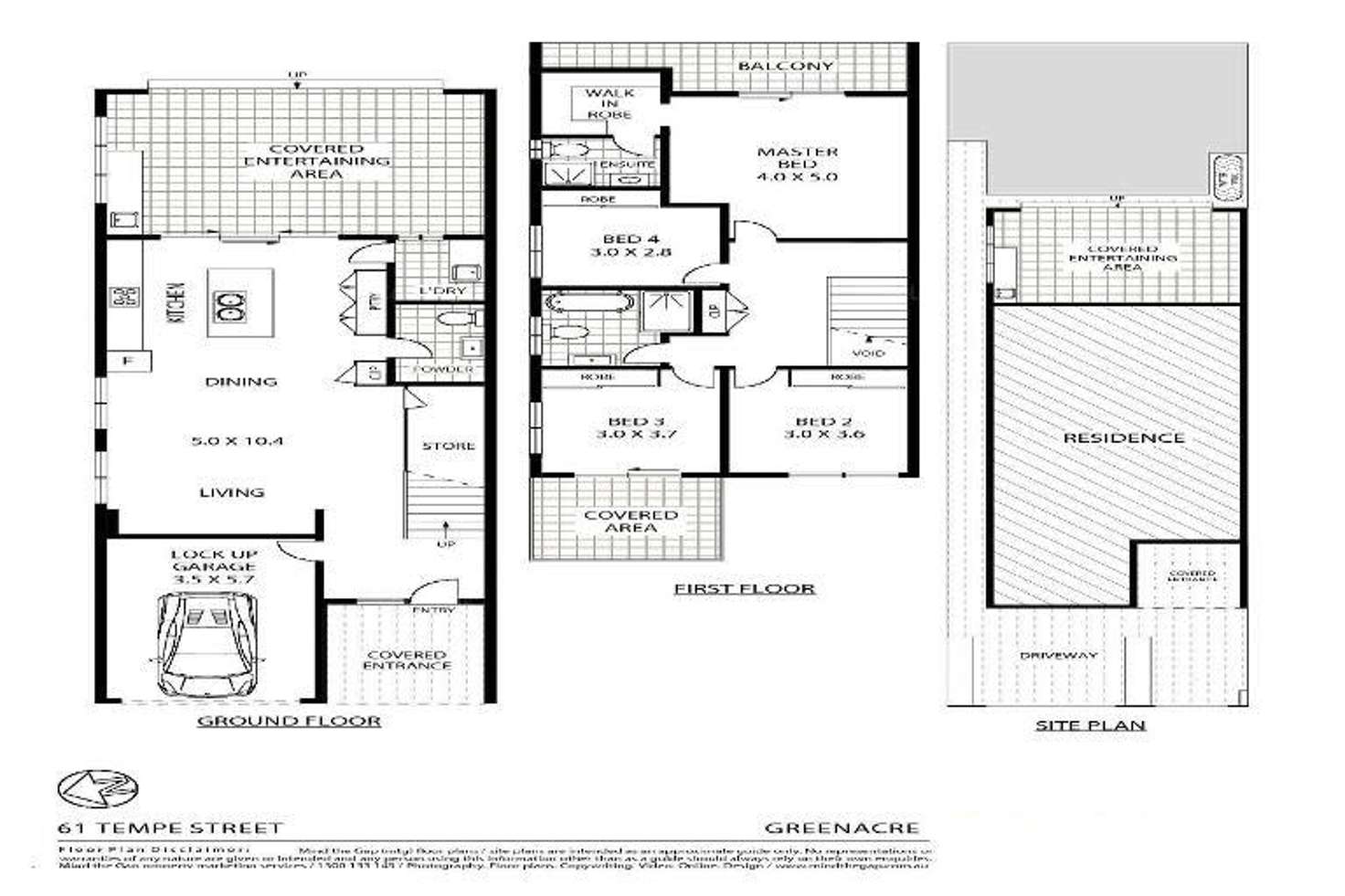 Floorplan of Homely semiDetached listing, 61 Tempe Street, Greenacre NSW 2190