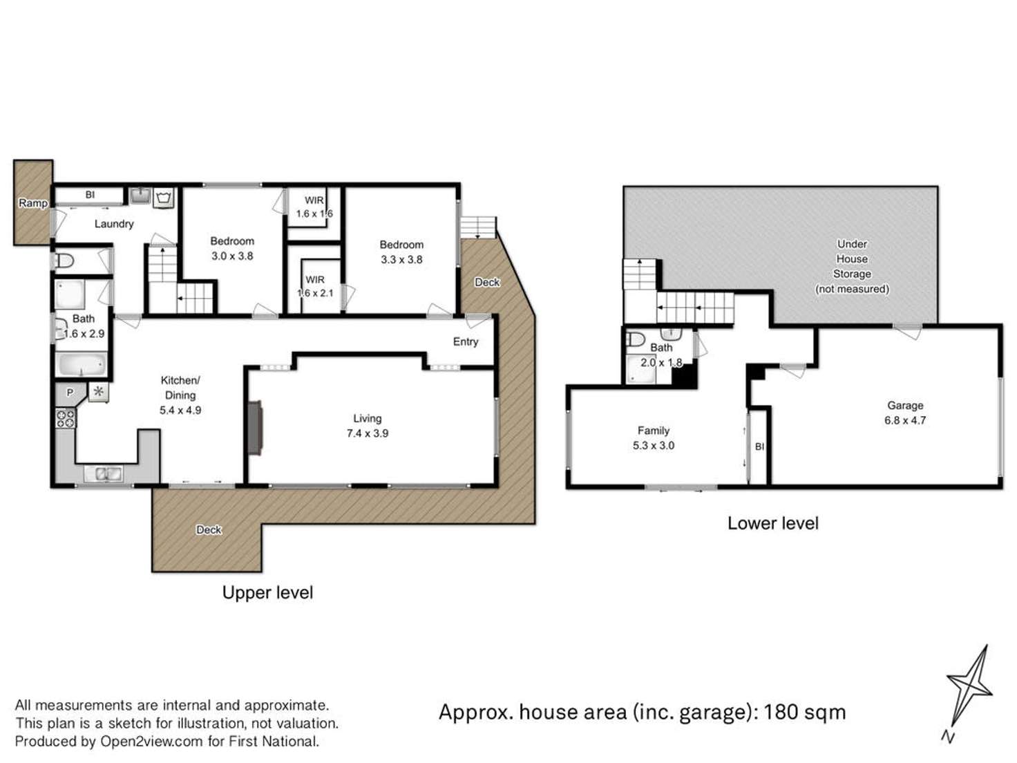 Floorplan of Homely house listing, 1 Seacrest Avenue, Blackmans Bay TAS 7052