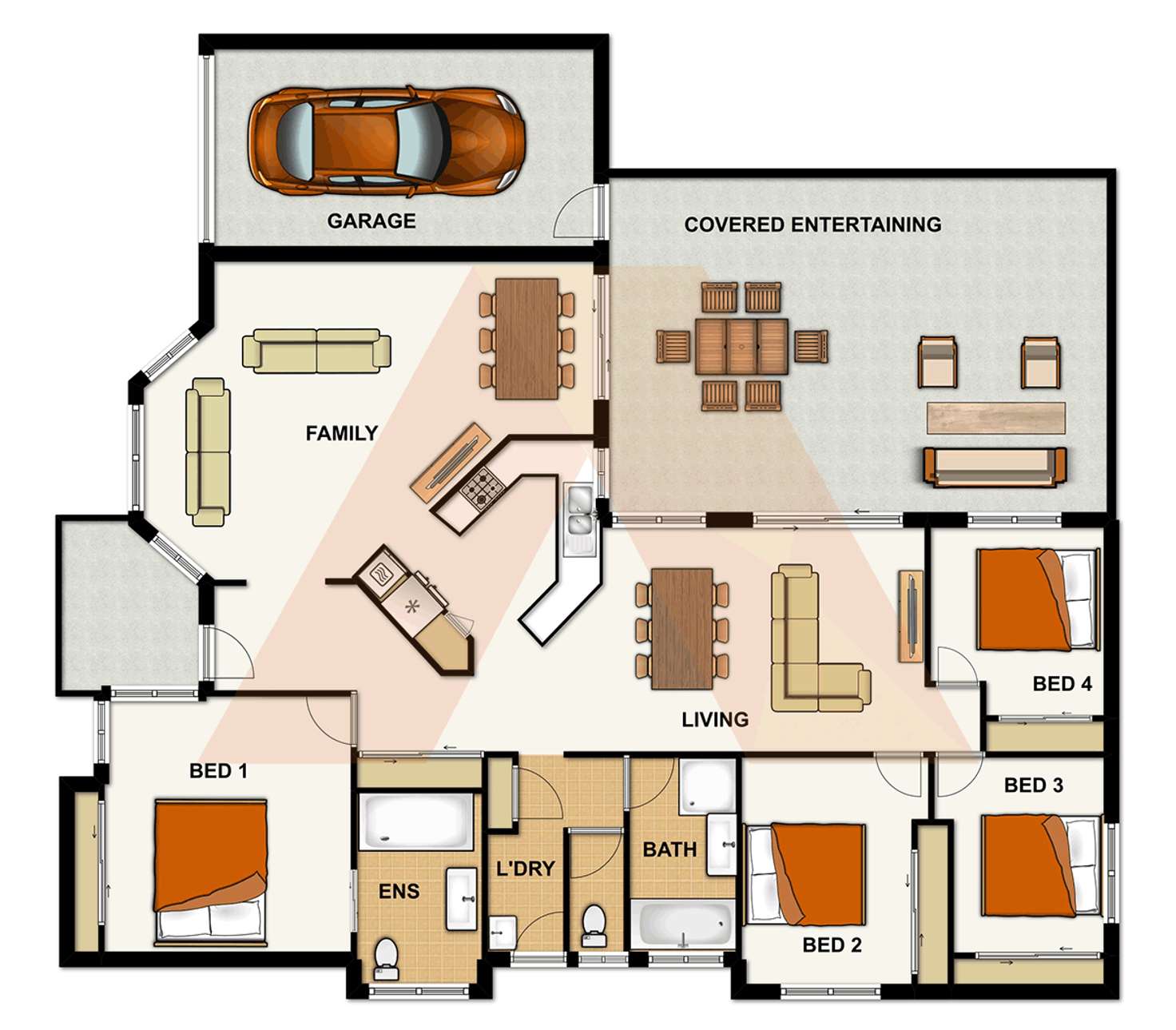 Floorplan of Homely house listing, 15 Ferndale Street, Boronia Heights QLD 4124