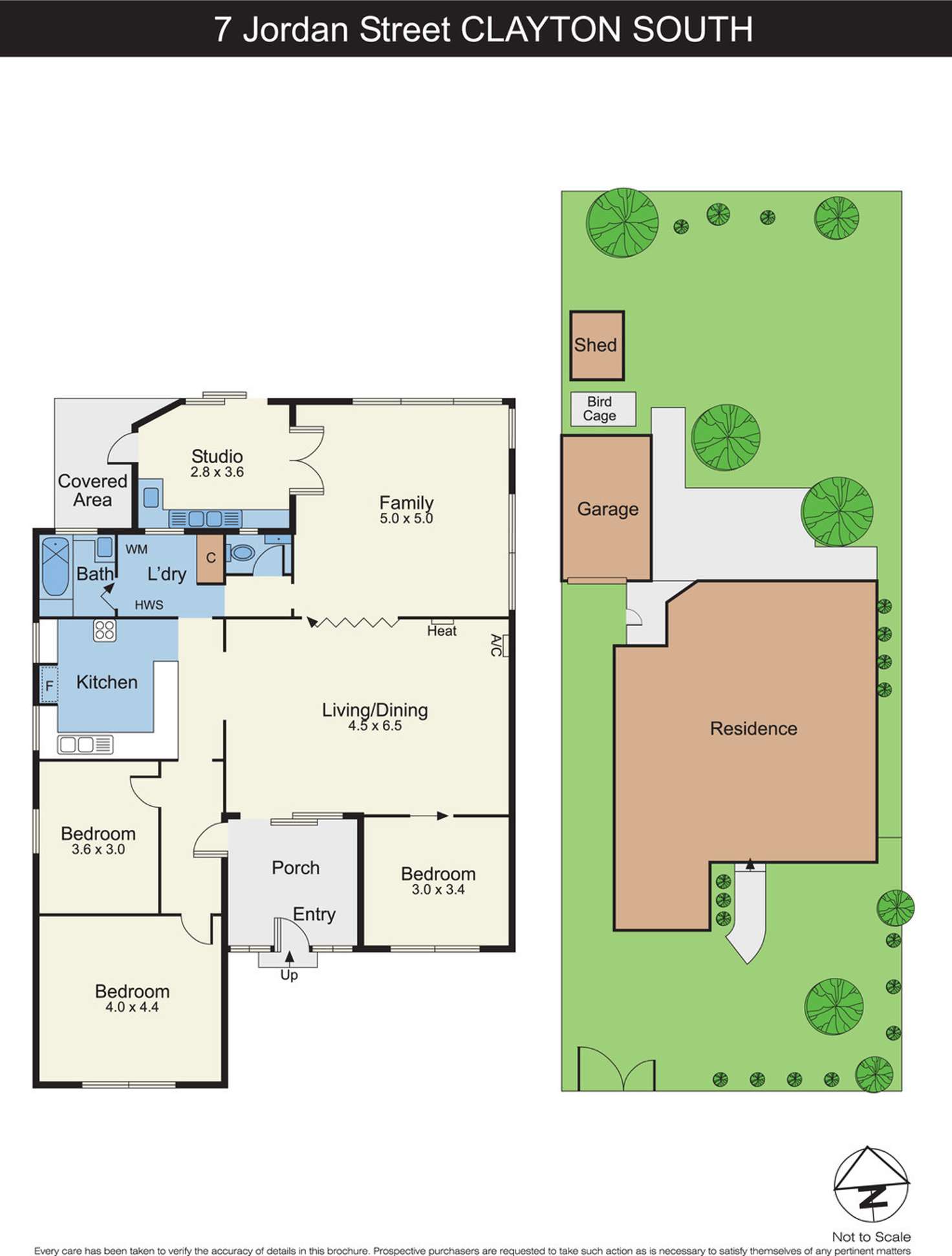Floorplan of Homely house listing, 7 Jordan Street, Clayton South VIC 3169