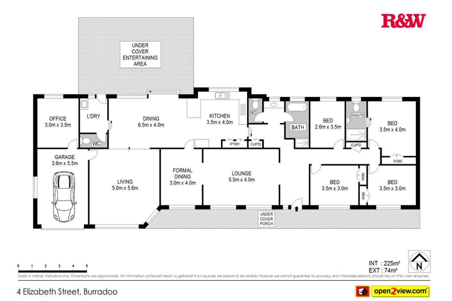 Floorplan of Homely house listing, 4 Elizabeth Street, Burradoo NSW 2576