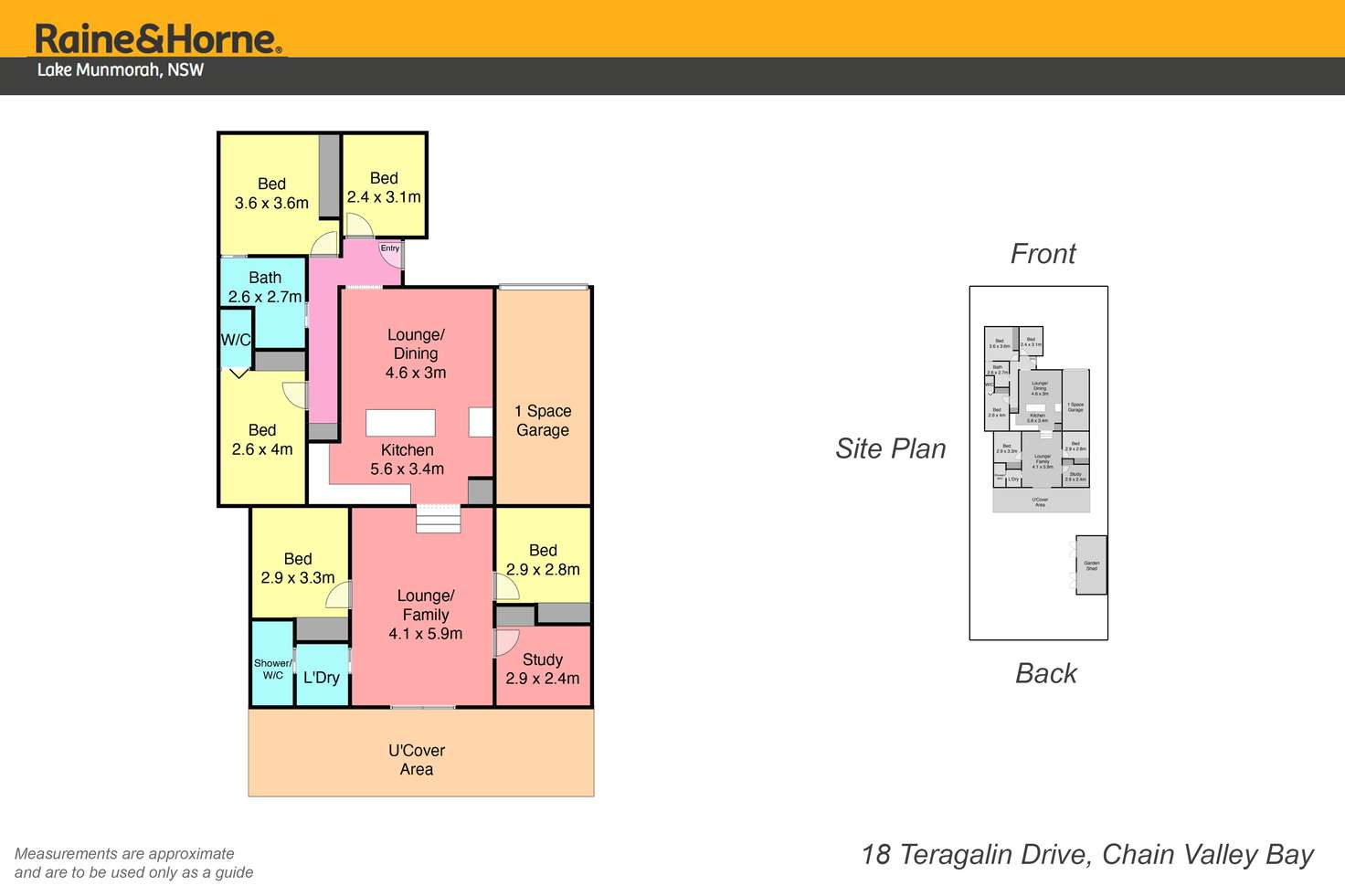 Floorplan of Homely house listing, 18 Teragalin Drive, Chain Valley Bay NSW 2259