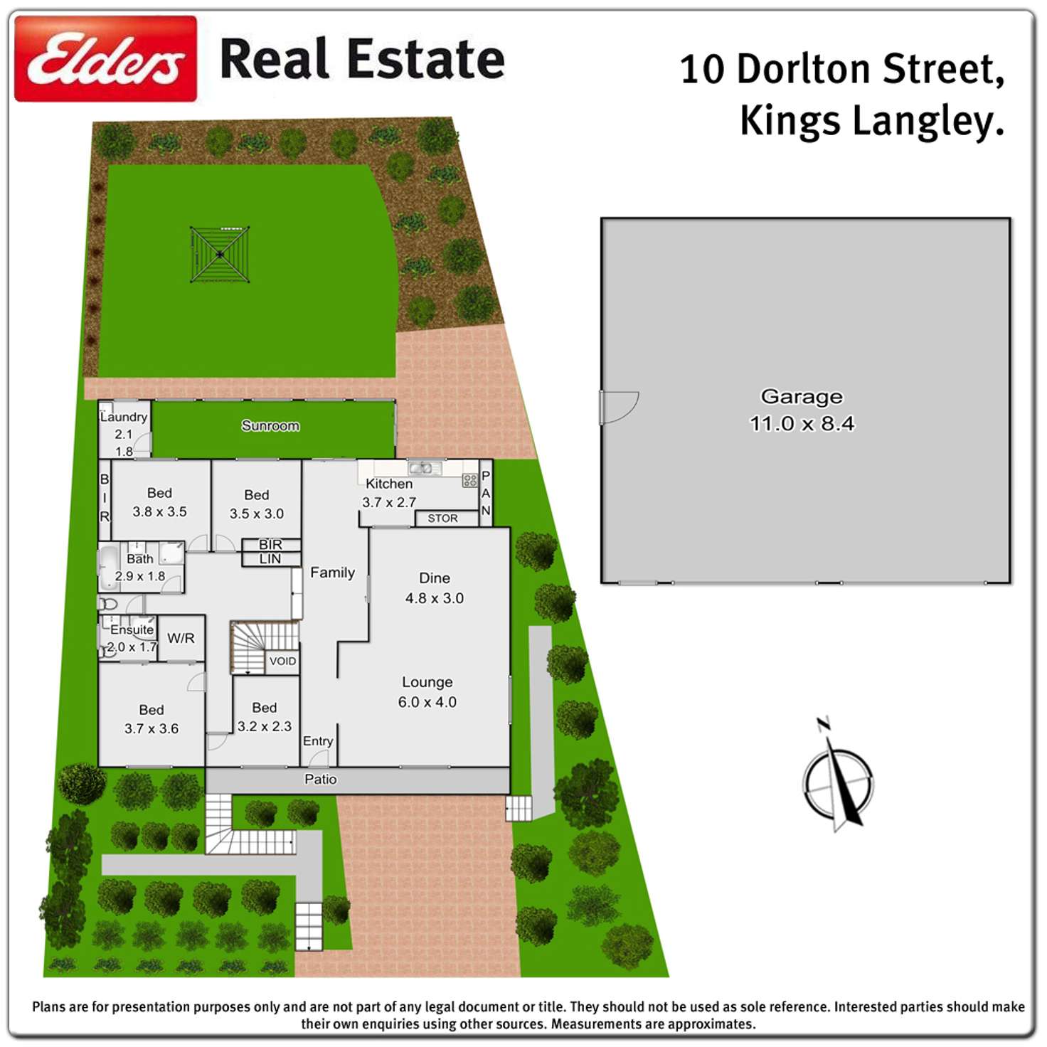 Floorplan of Homely house listing, 10 Dorlton Street, Kings Langley NSW 2147