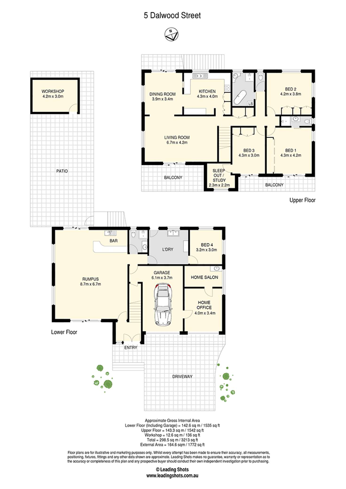 Floorplan of Homely house listing, 5 Dalwood Street, Carseldine QLD 4034