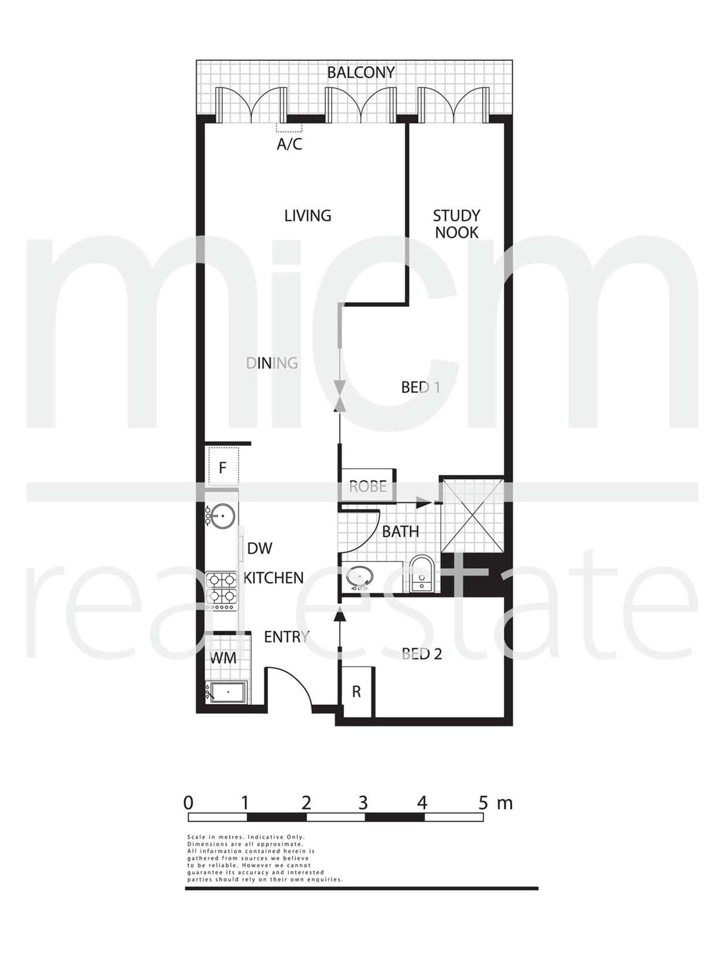 Floorplan of Homely apartment listing, 608/547 Flinders Lane, Melbourne VIC 3000