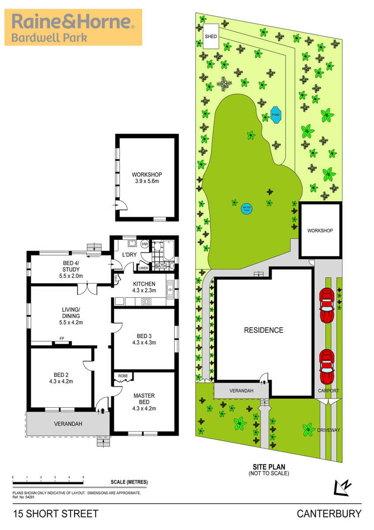 Floorplan of Homely house listing, 15 Short Street, Canterbury NSW 2193