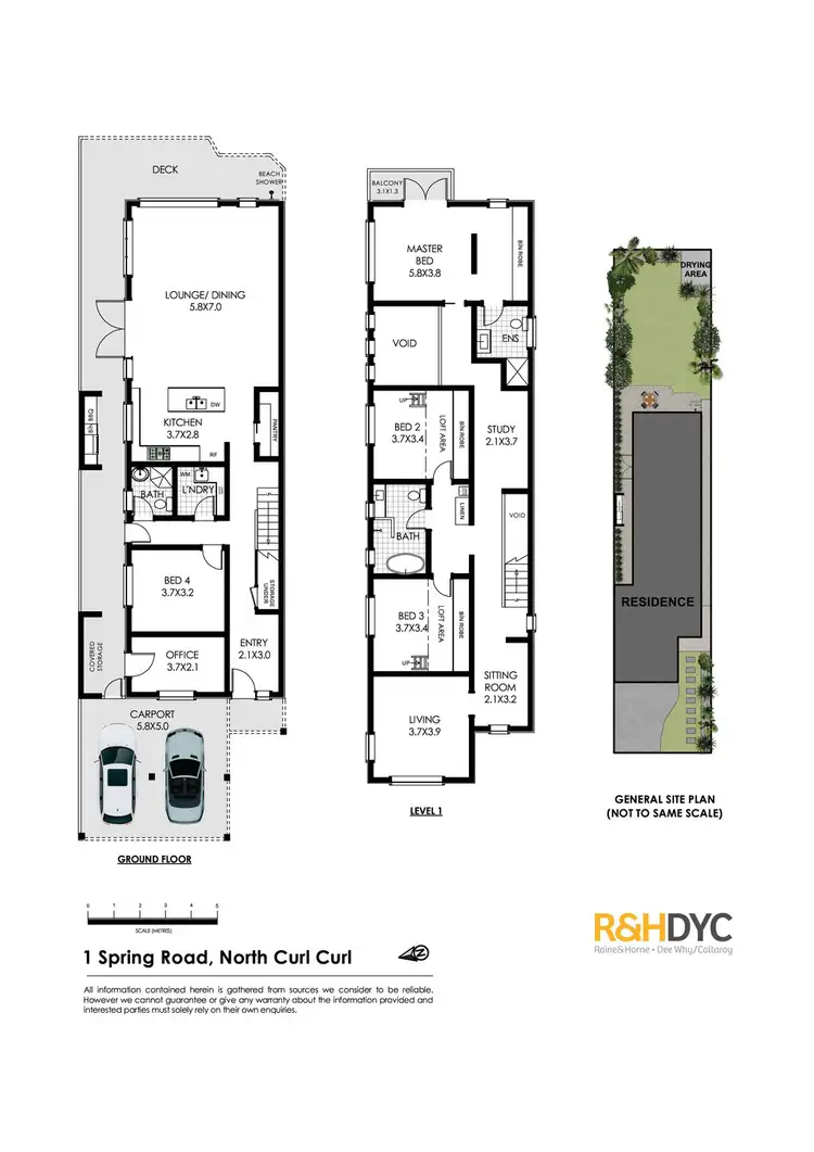 Floorplan of Homely house listing, 1 Spring Road, North Curl Curl NSW 2099