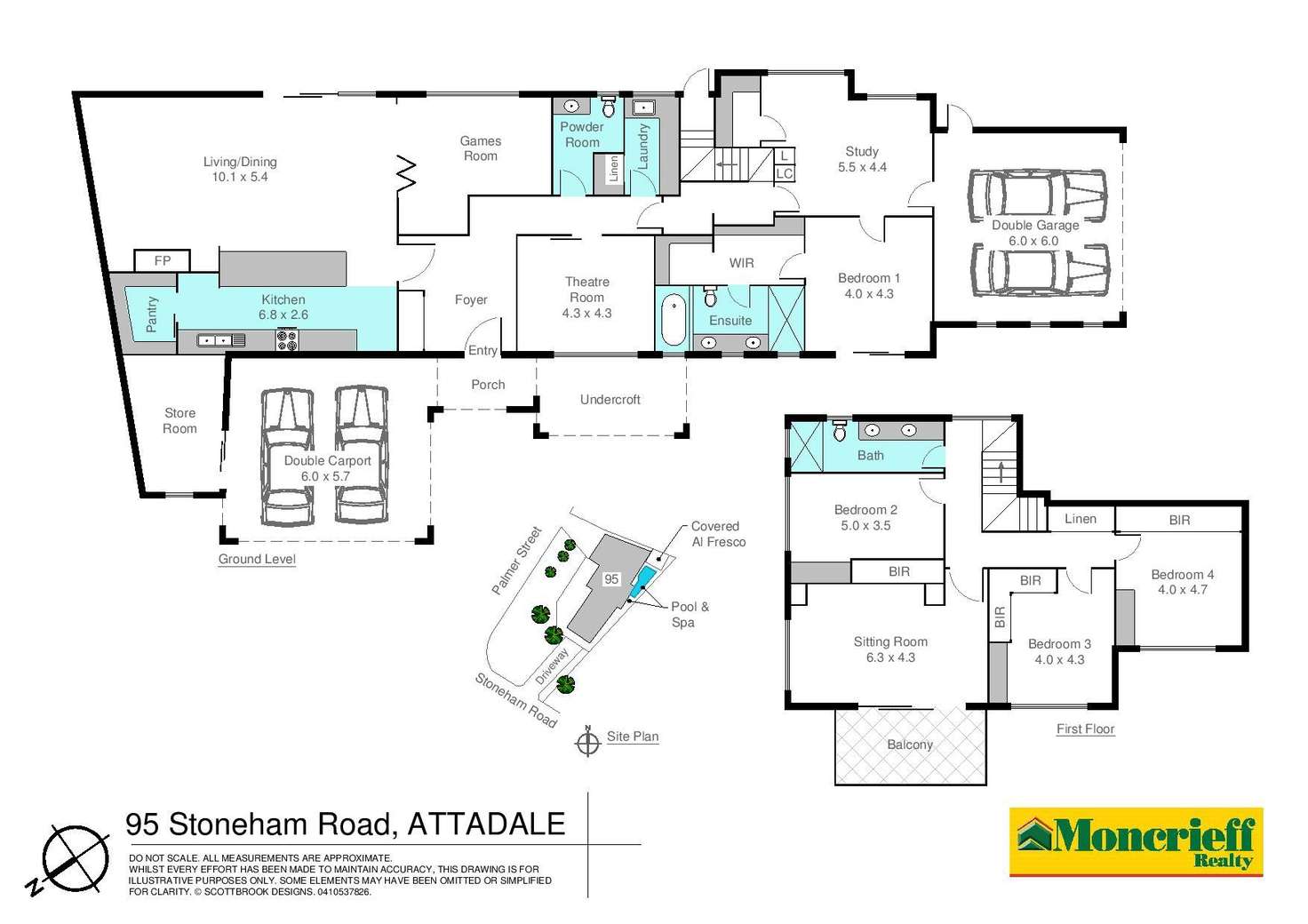 Floorplan of Homely house listing, 95 Stoneham Road, Attadale WA 6156