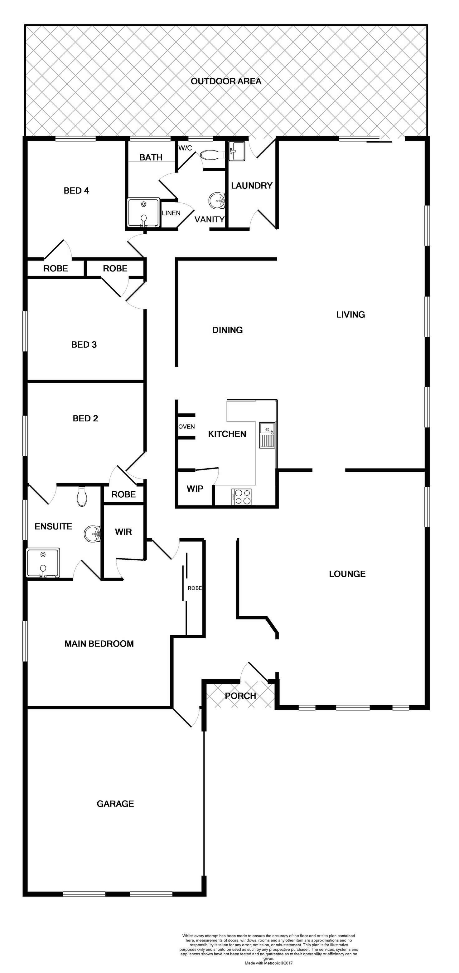 Floorplan of Homely house listing, 154 Denton Park drive, Aberglasslyn NSW 2320