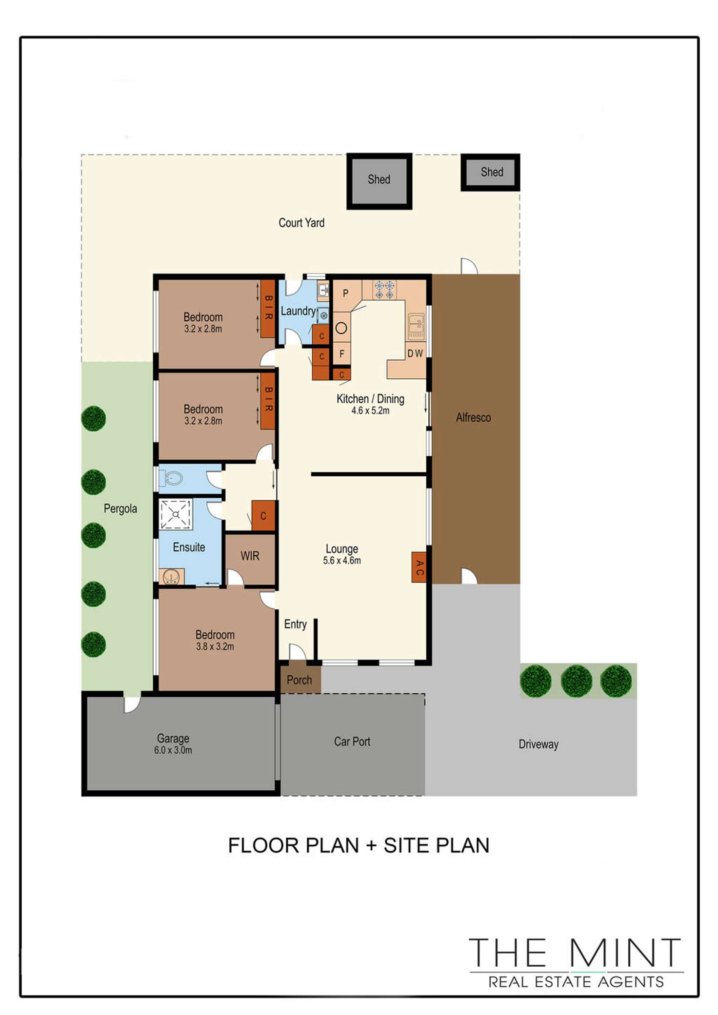 Floorplan of Homely house listing, 2/4 Hawthorn Court, Mill Park VIC 3082