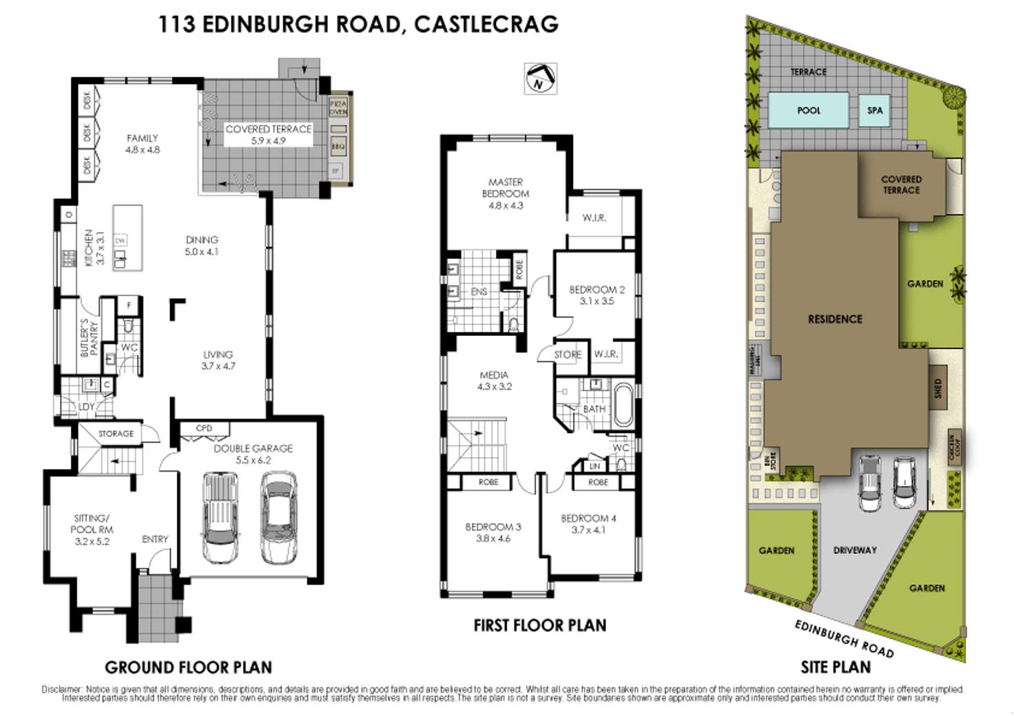 Floorplan of Homely house listing, 113 Edinburgh Road, Castlecrag NSW 2068