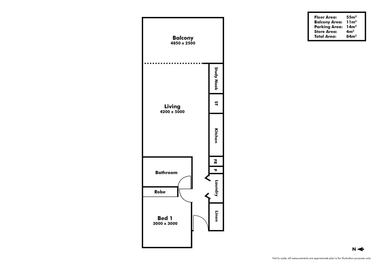 Floorplan of Homely apartment listing, 29/15 Pallett Avenue, Spearwood WA 6163