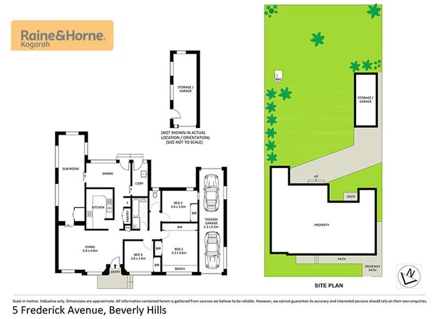 Floorplan of Homely house listing, 5 Frederick Avenue, Beverly Hills NSW 2209