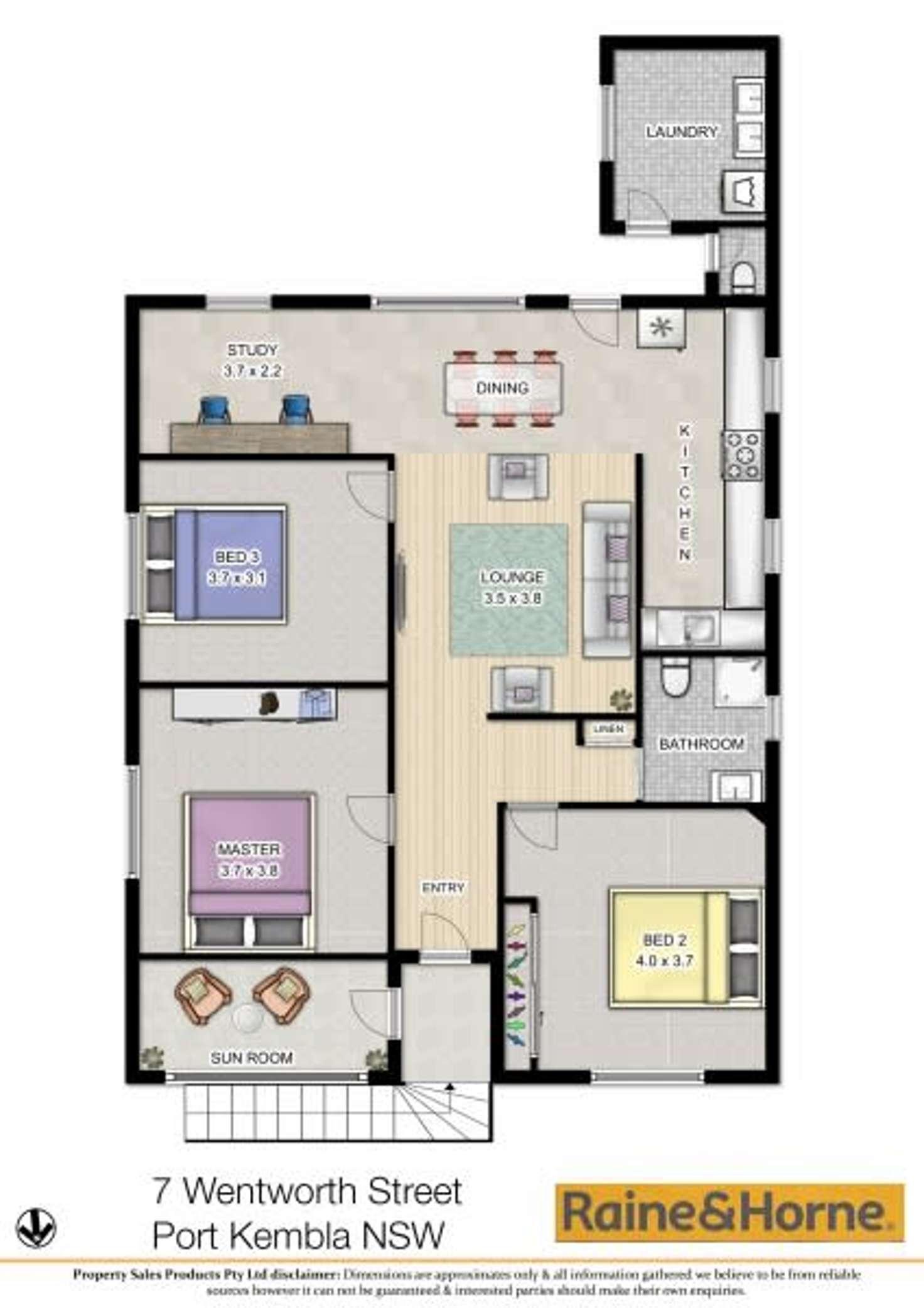 Floorplan of Homely house listing, 7 Wentworth Street, Port Kembla NSW 2505