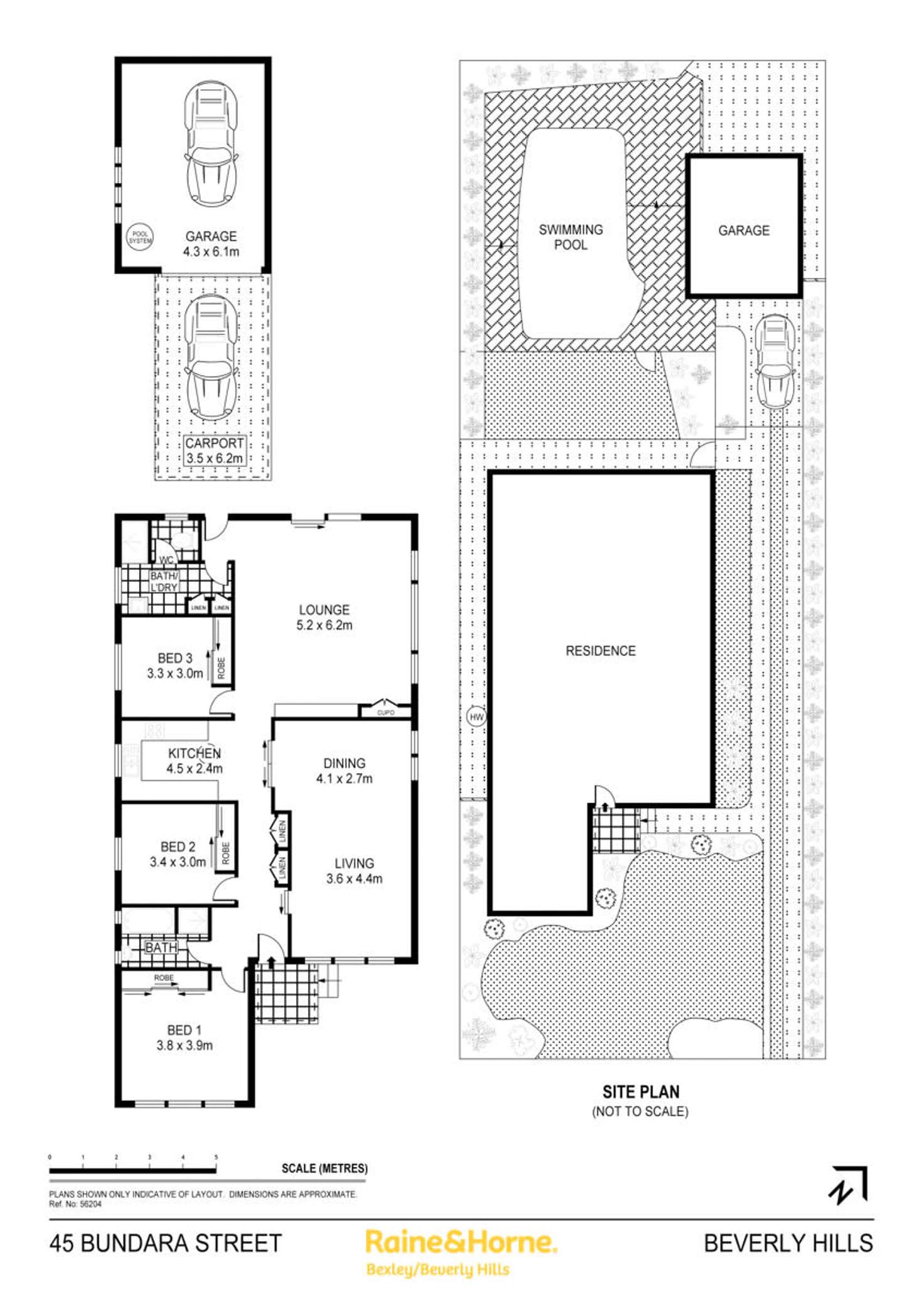 Floorplan of Homely house listing, 45 Bundara Street, Beverly Hills NSW 2209
