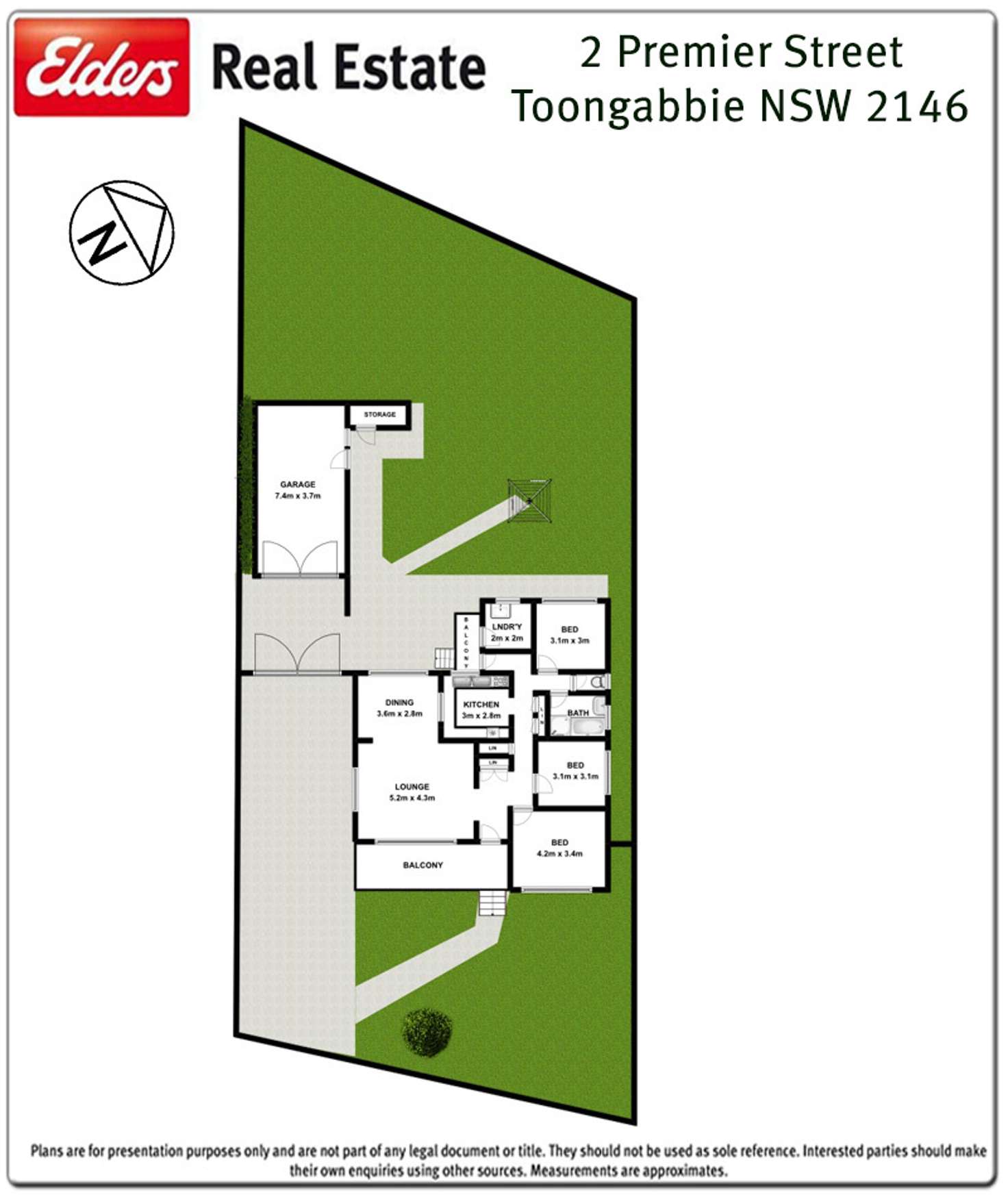 Floorplan of Homely house listing, 2 Premier Street, Toongabbie NSW 2146