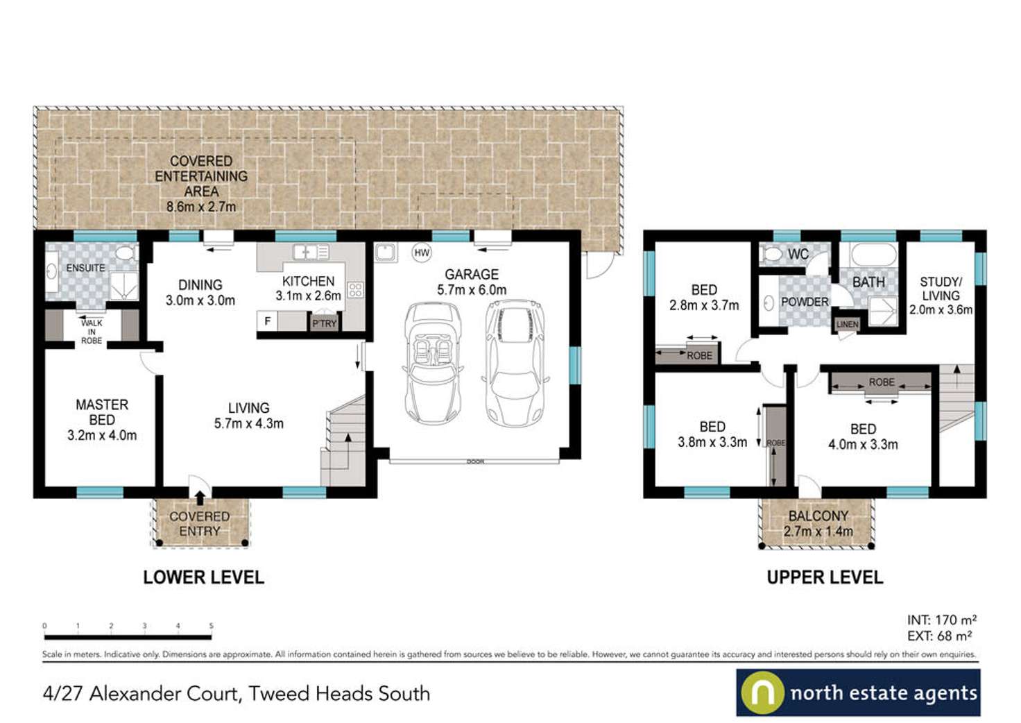Floorplan of Homely townhouse listing, 4 / 27 Alexander Court, Tweed Heads South NSW 2486