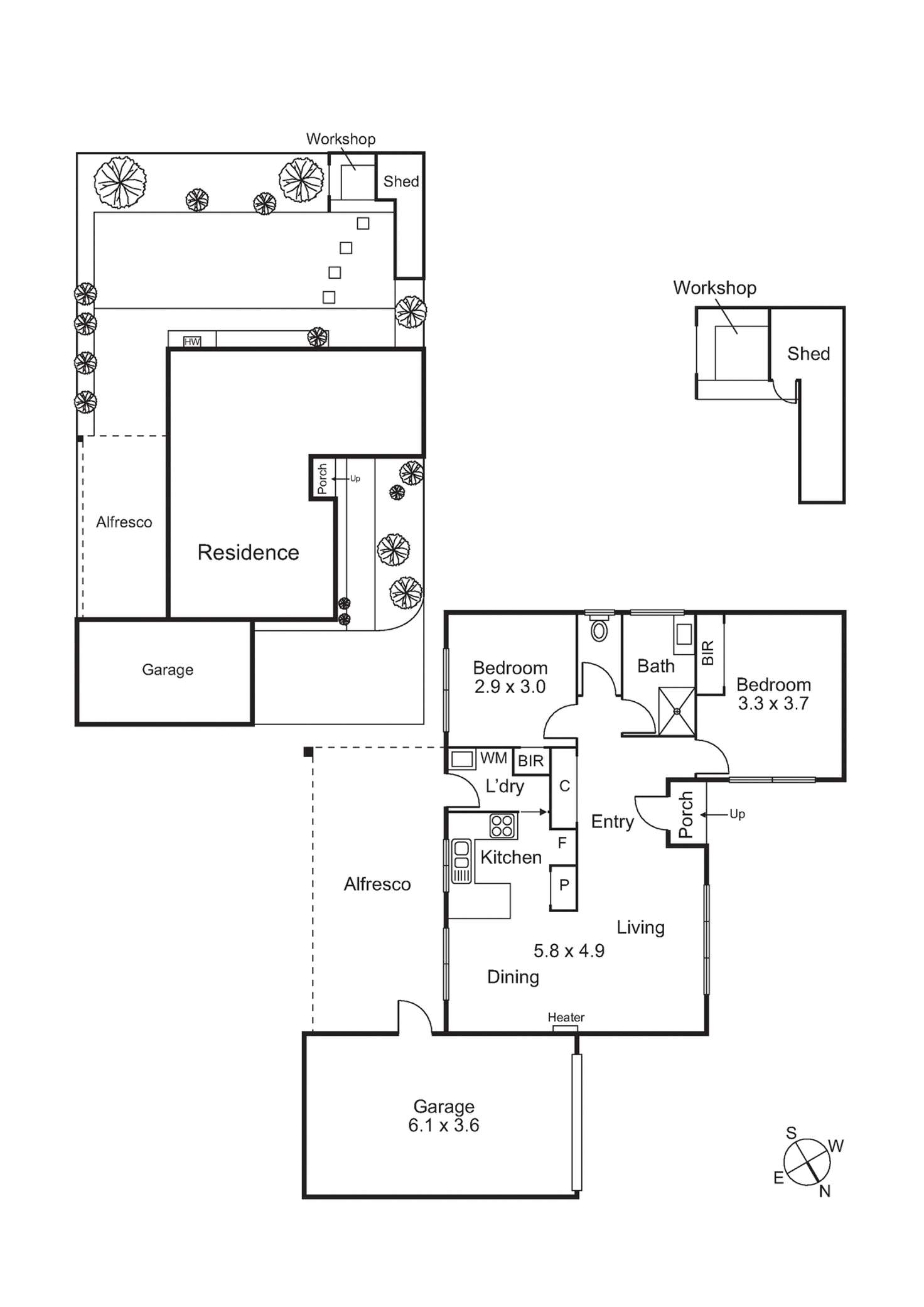 Floorplan of Homely unit listing, 4/14-16 Brent St, Mornington VIC 3931
