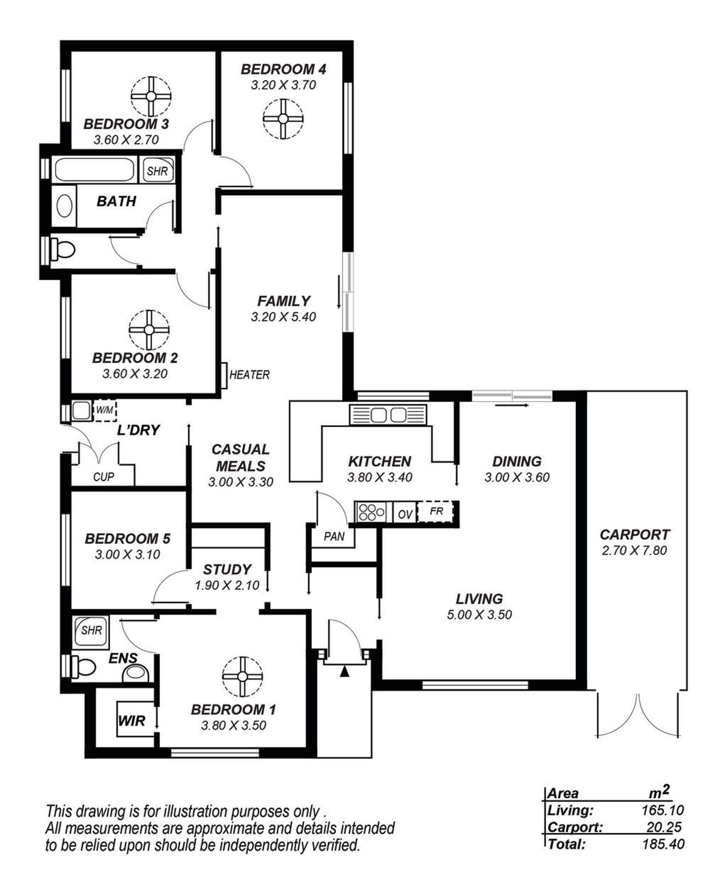 Floorplan of Homely house listing, 15 Kiah Crescent, Sheidow Park SA 5158