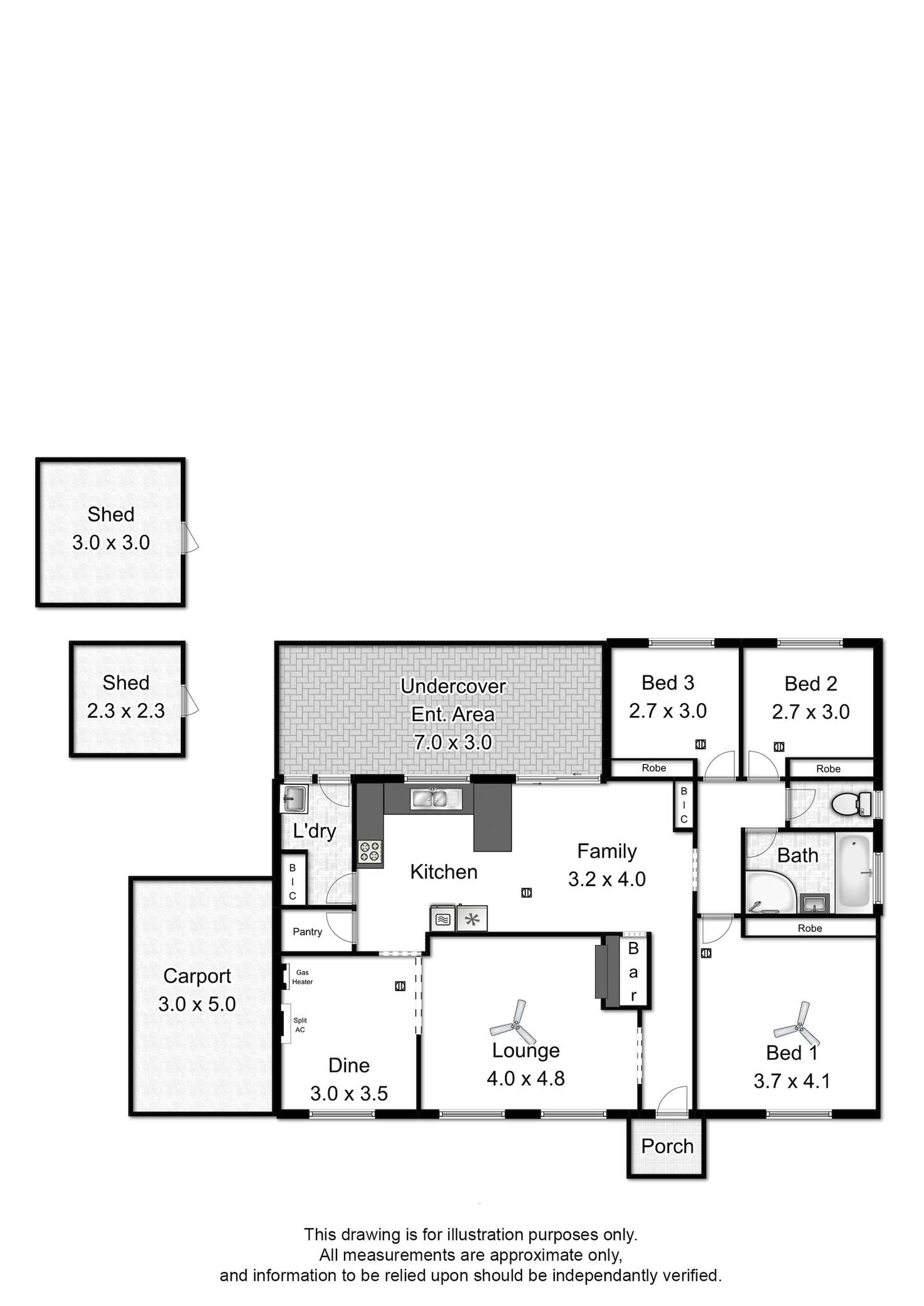 Floorplan of Homely house listing, 33 Monaro Road, Aberfoyle Park SA 5159
