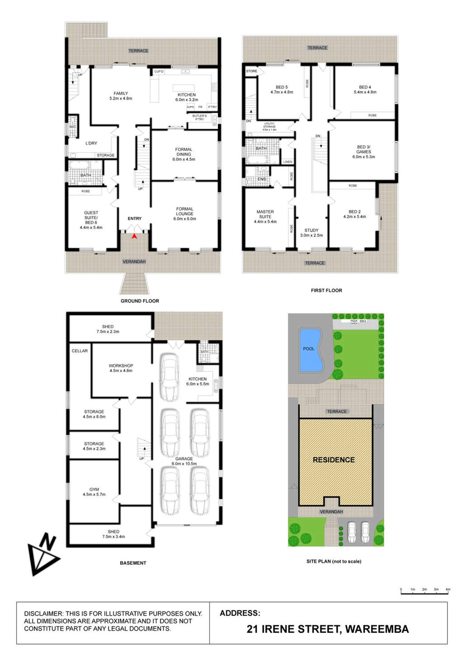 Floorplan of Homely house listing, 21 Irene Street, Wareemba NSW 2046