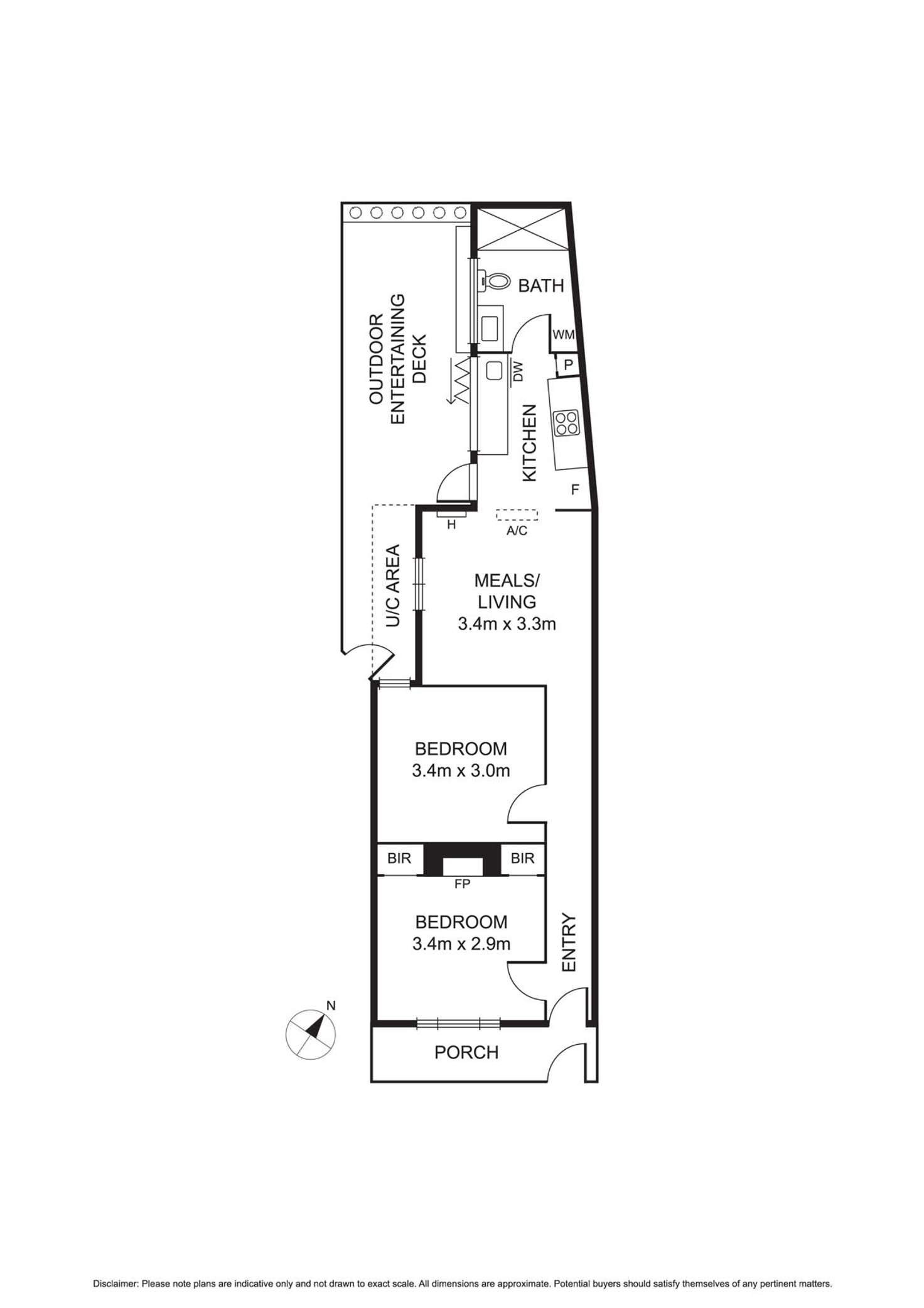 Floorplan of Homely house listing, 349 Princes Street, Port Melbourne VIC 3207