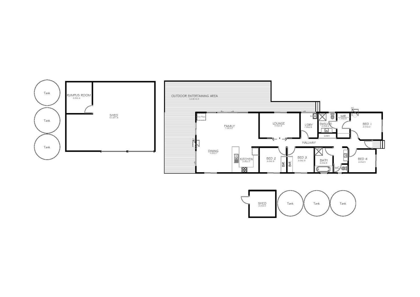 Floorplan of Homely house listing, 33 - 41 Ford Avenue, Boston SA 5607