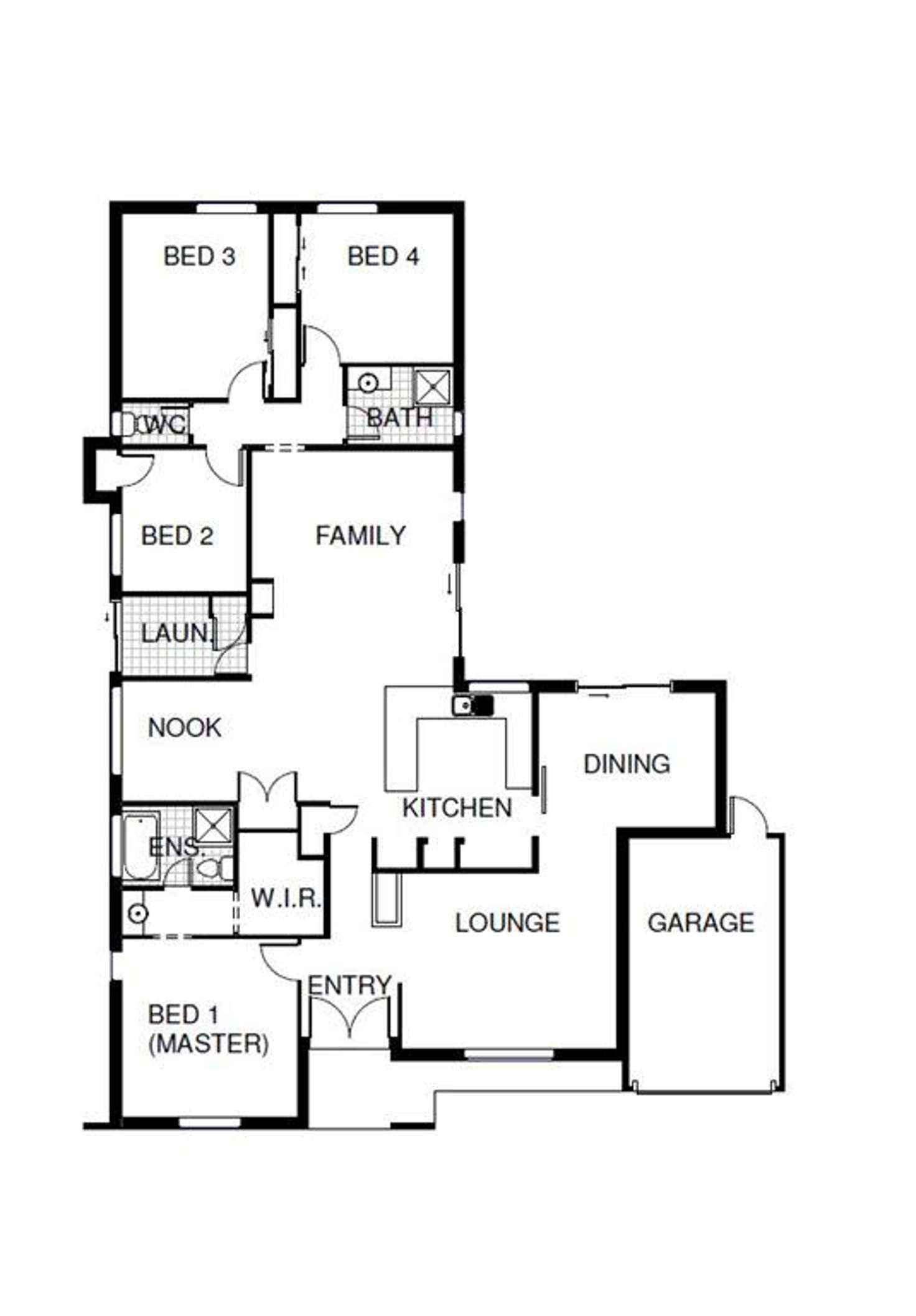 Floorplan of Homely house listing, 32 Oriole Street, Stirling WA 6021