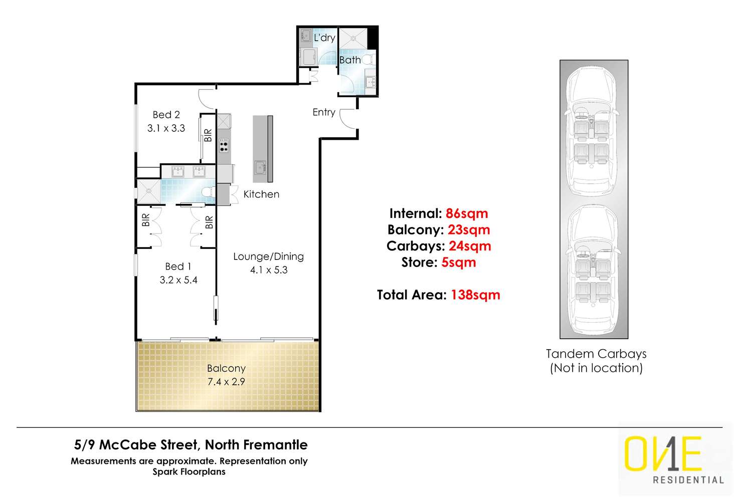 Floorplan of Homely apartment listing, 5/9 McCabe Street, North Fremantle WA 6159