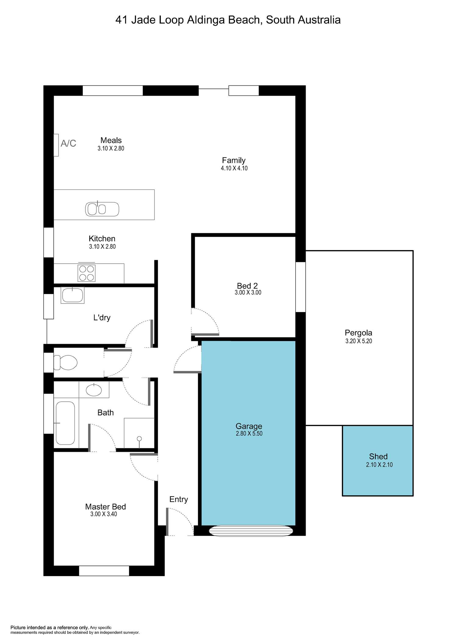 Floorplan of Homely house listing, 41 Jade Loop, Aldinga Beach SA 5173