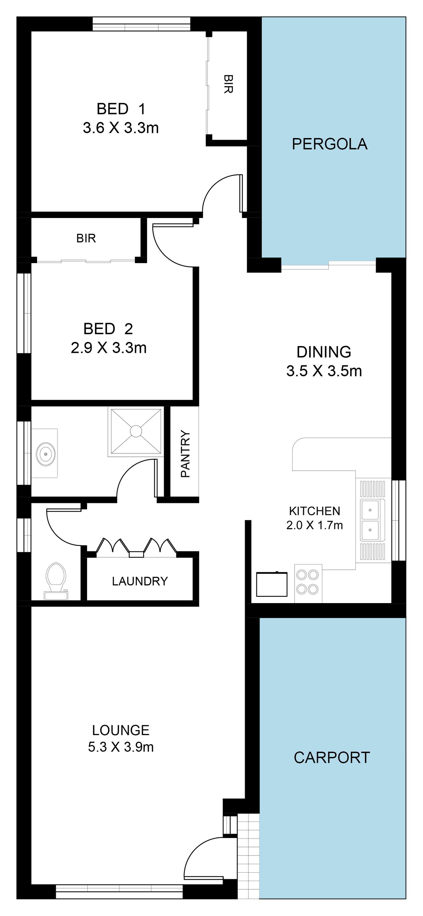 Floorplan of Homely house listing, 9A Marcia Avenue, Gilles Plains SA 5086