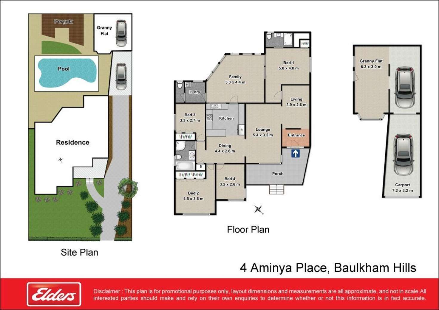 Floorplan of Homely house listing, 4 Aminya Place, Baulkham Hills NSW 2153