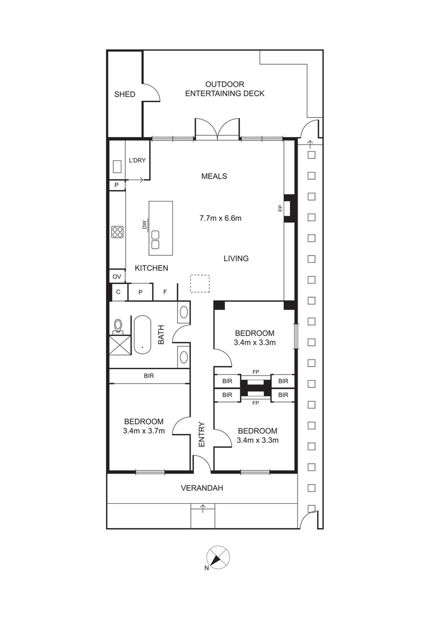 Floorplan of Homely house listing, 178 Albert Street, Port Melbourne VIC 3207