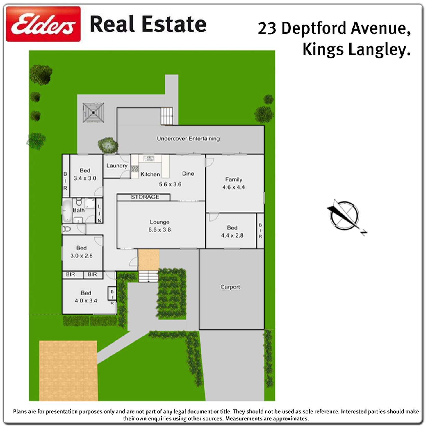 Floorplan of Homely house listing, 23 Deptford Avenue, Kings Langley NSW 2147