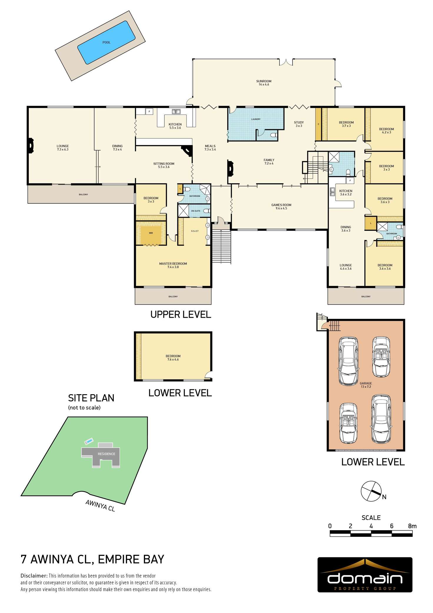 Floorplan of Homely house listing, 7 Awinya Close, Empire Bay NSW 2257