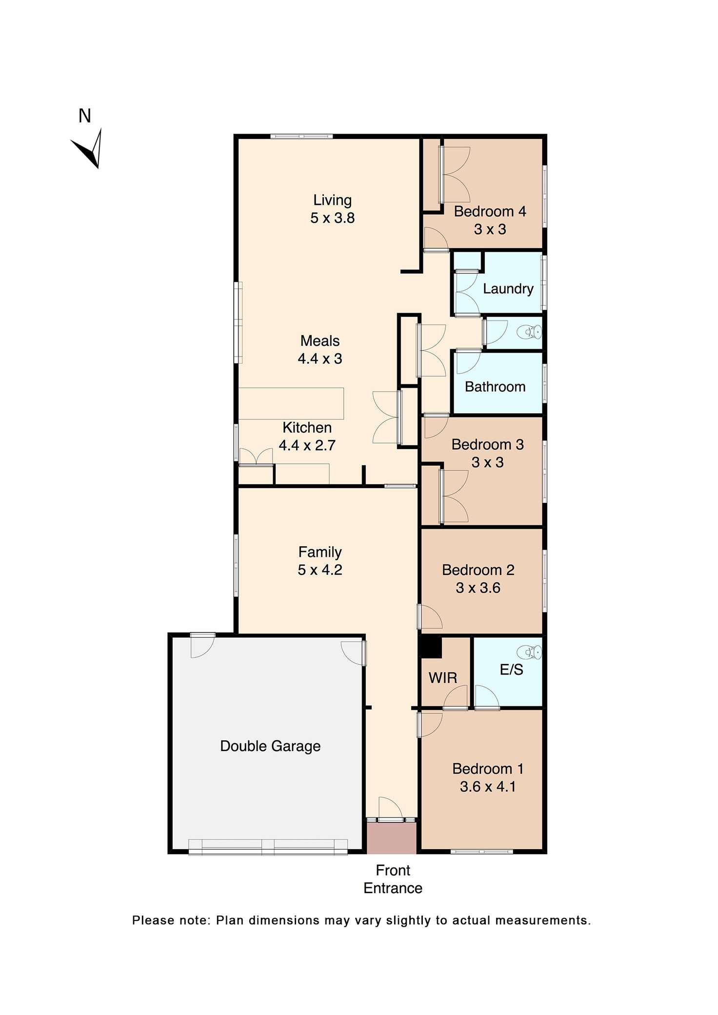 Floorplan of Homely house listing, 94 Alfredton Drive, Alfredton VIC 3350