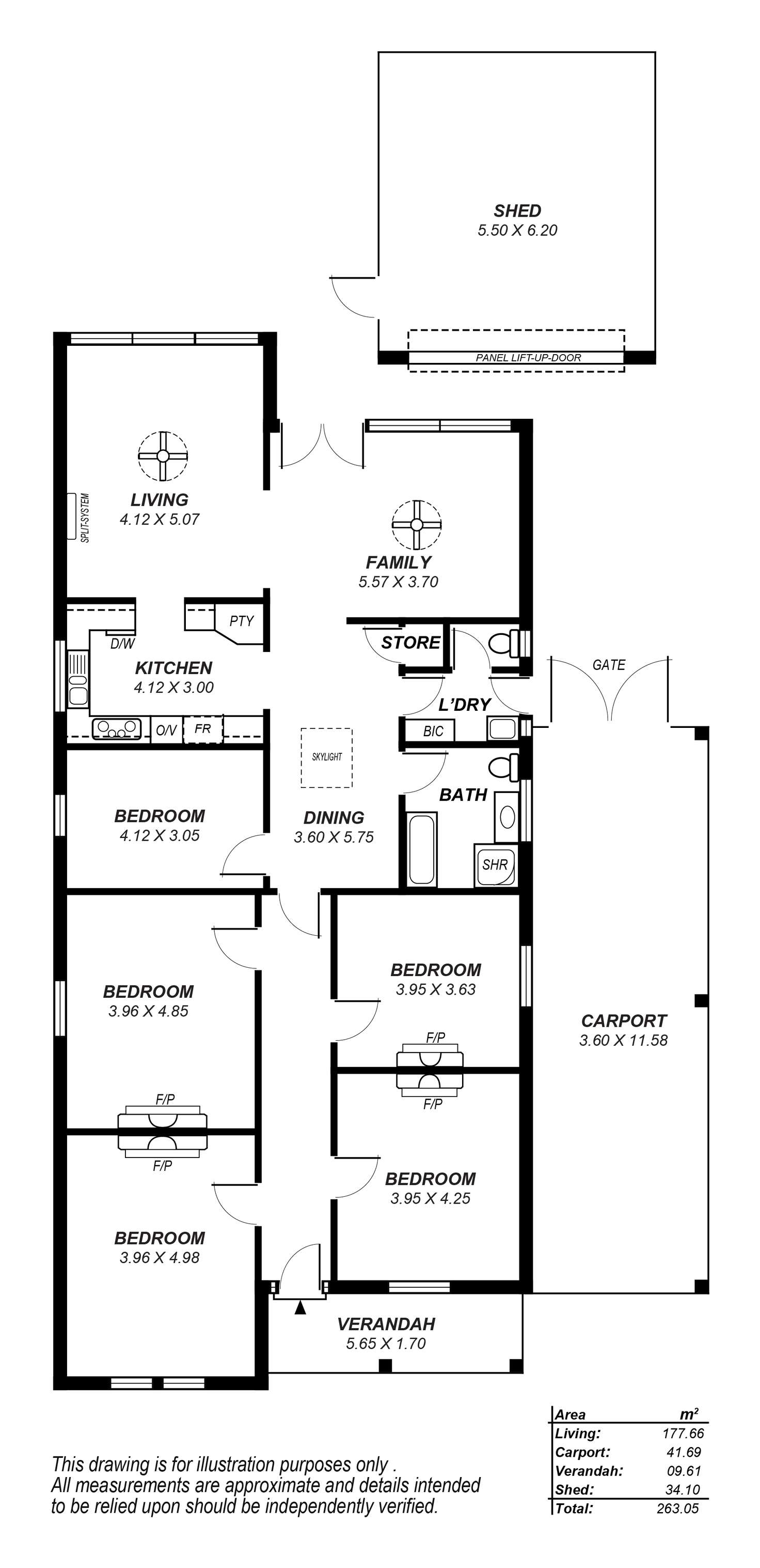 Floorplan of Homely house listing, 6 Katherine Street, Fullarton SA 5063