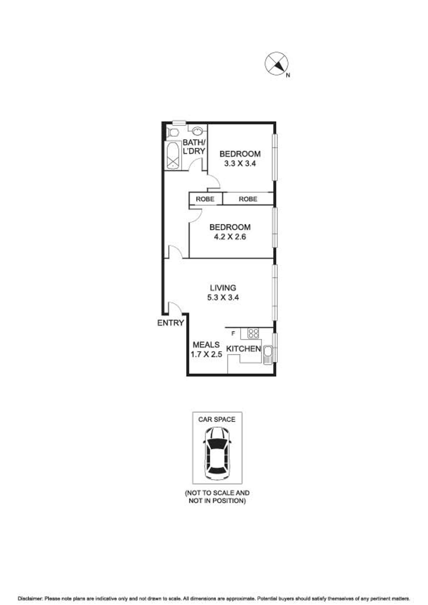 Floorplan of Homely apartment listing, 8/29 Brighton Road, St Kilda VIC 3182