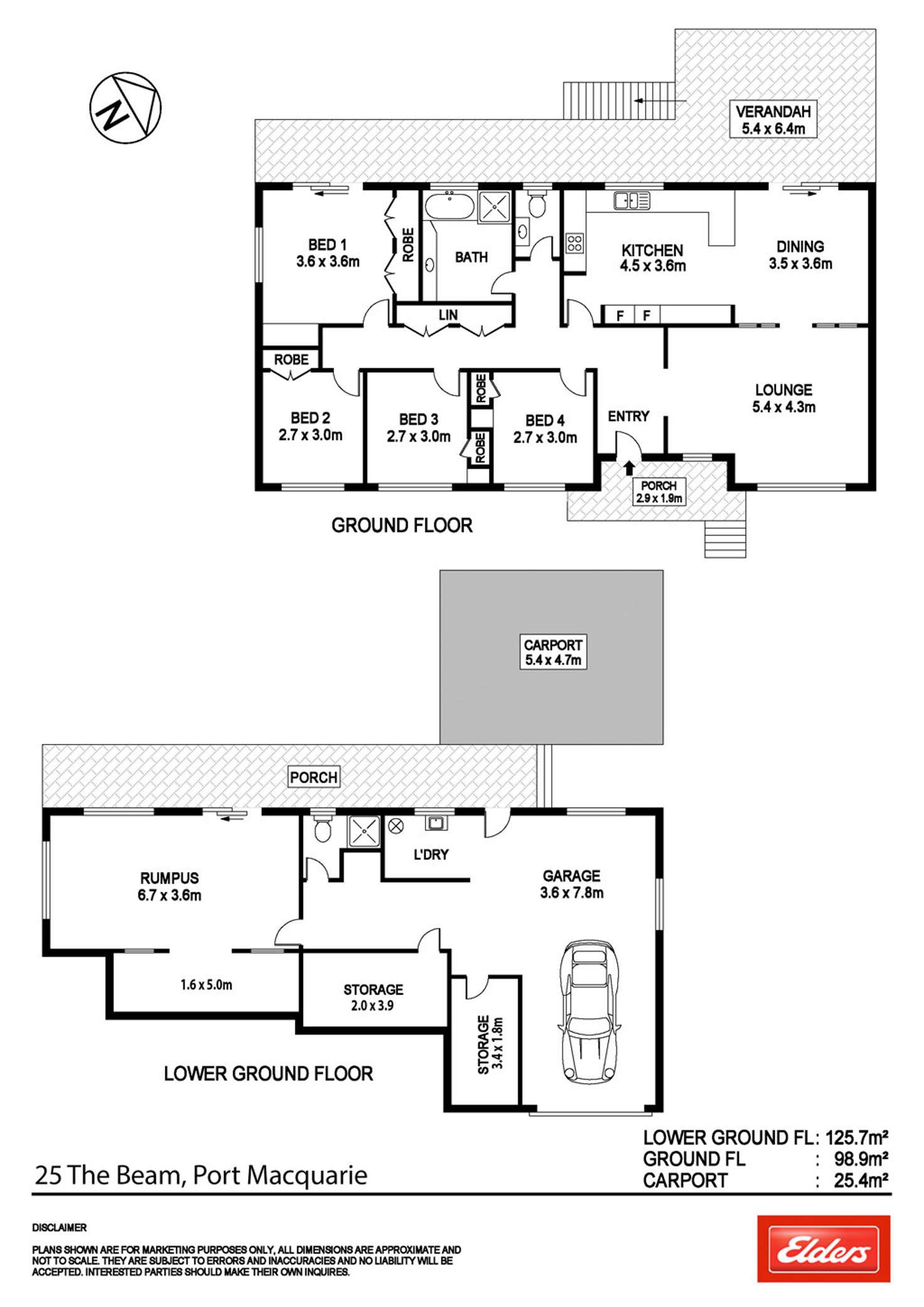 Floorplan of Homely house listing, 25 The Beam, Port Macquarie NSW 2444