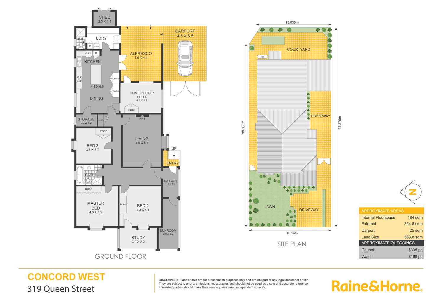 Floorplan of Homely house listing, 319 Queen Street, Concord West NSW 2138