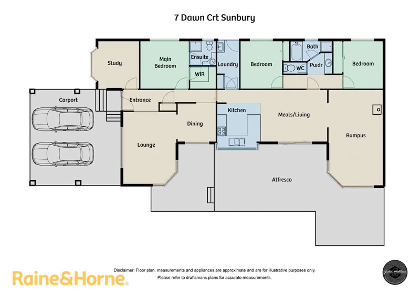 Floorplan of Homely house listing, 7 Dawn Court, Sunbury VIC 3429