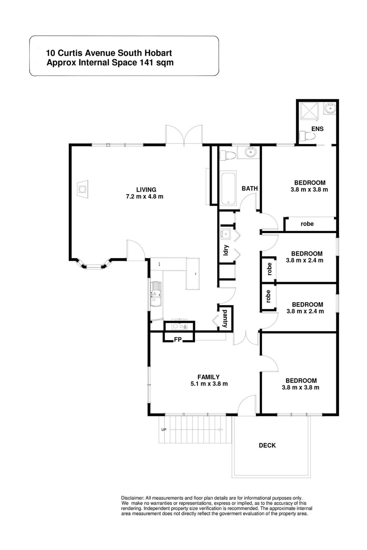 Floorplan of Homely house listing, 10 Curtis Avenue, South Hobart TAS 7004