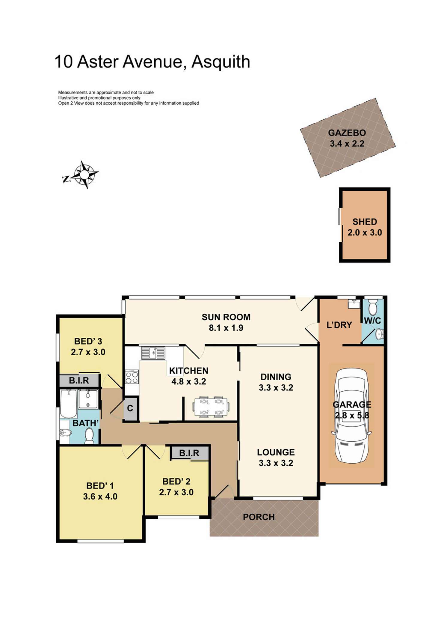 Floorplan of Homely house listing, 10 Aster Avenue, Asquith NSW 2077