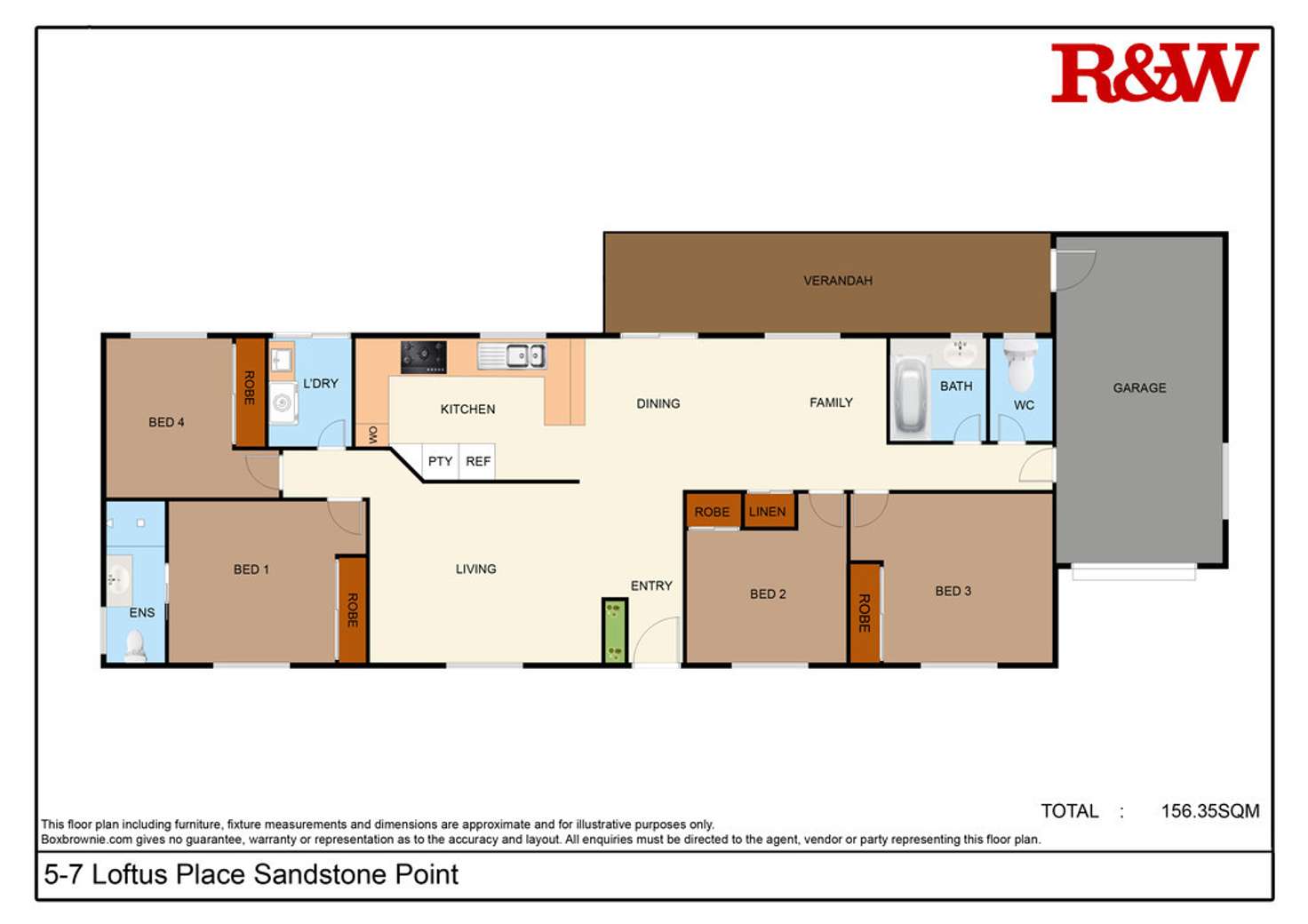 Floorplan of Homely house listing, 5-7 Loftus Place, Sandstone Point QLD 4511