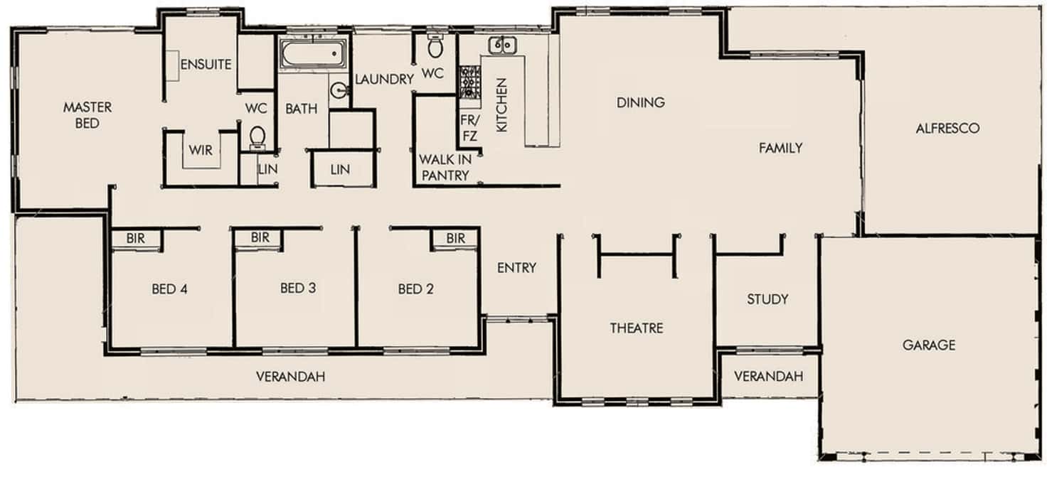 Floorplan of Homely house listing, Lot 904 Curtis Lane, West Pinjarra WA 6208