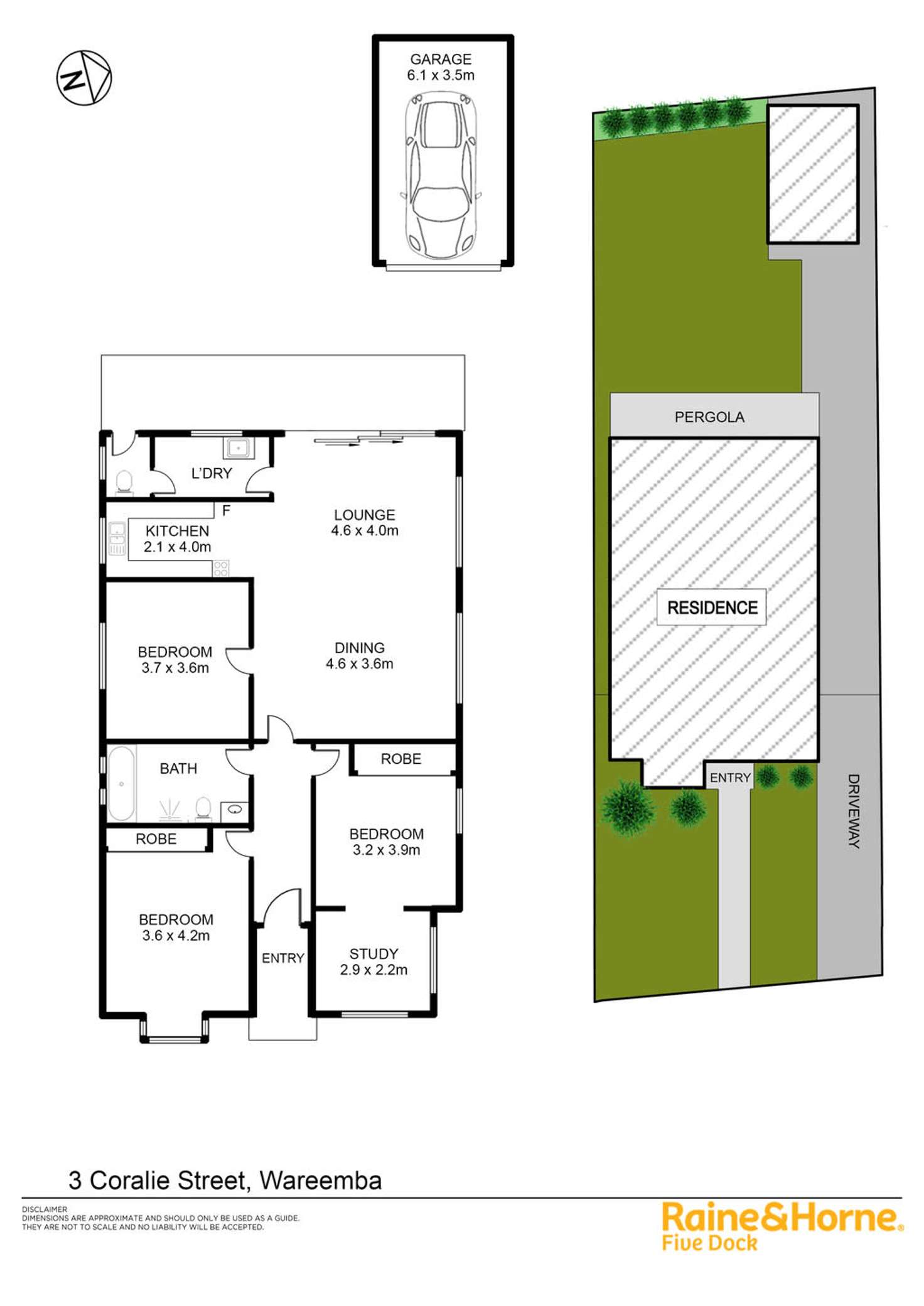 Floorplan of Homely house listing, 3 CORALIE STREET, Wareemba NSW 2046