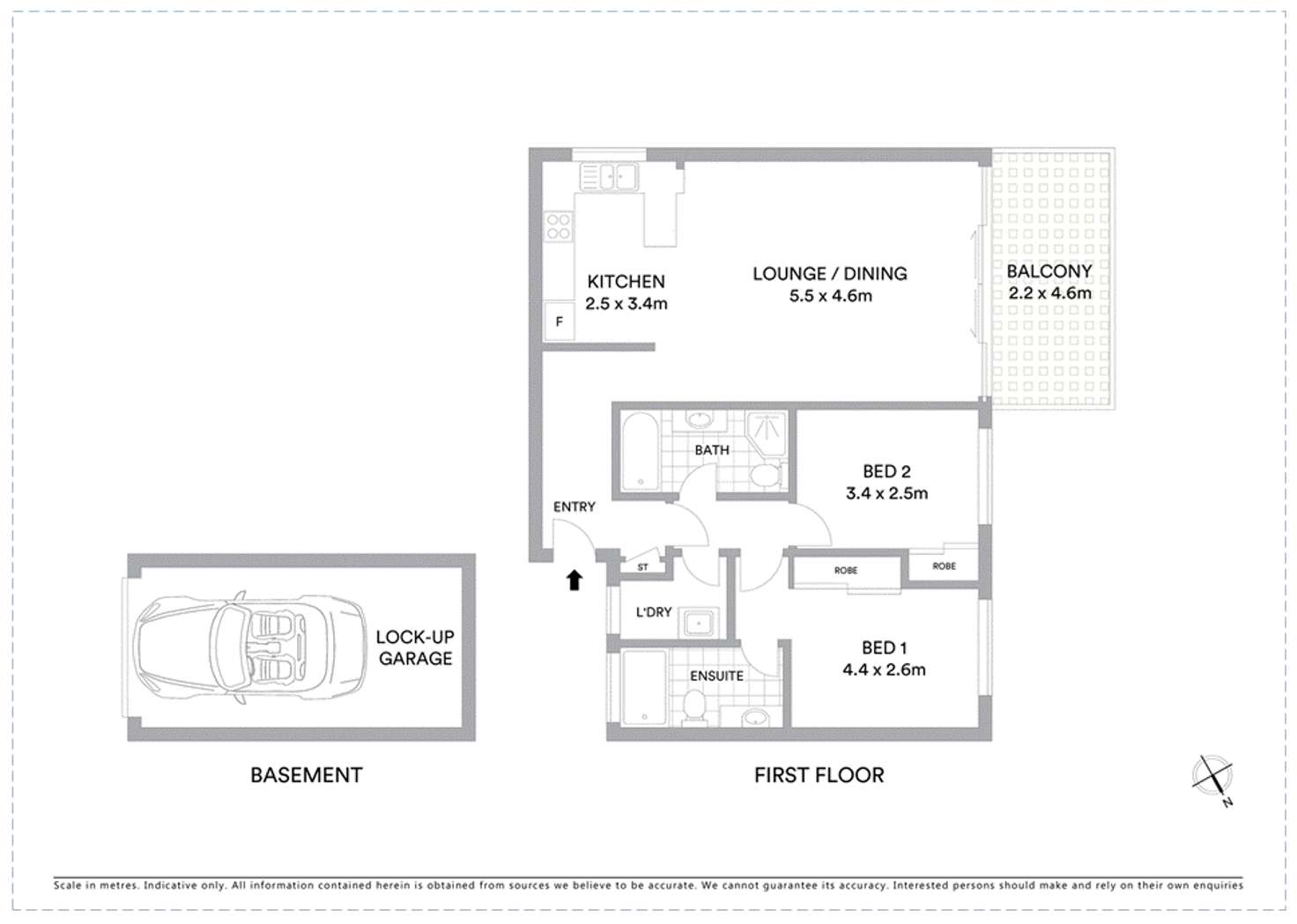 Floorplan of Homely apartment listing, 3/92 Hunter Street, Hornsby NSW 2077